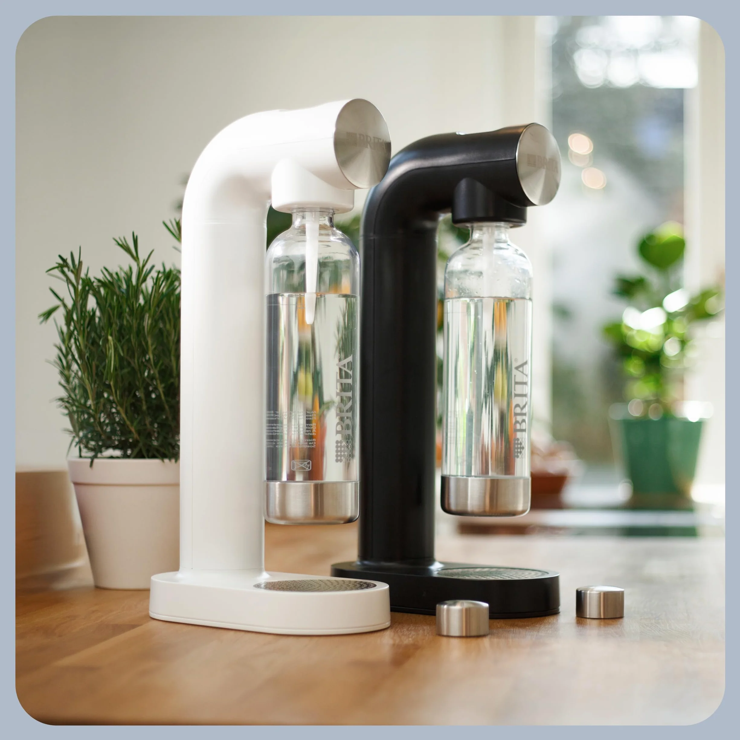 Brita sodaONE Gasatore Domestico Compatto Acqua Frizzante Bianco