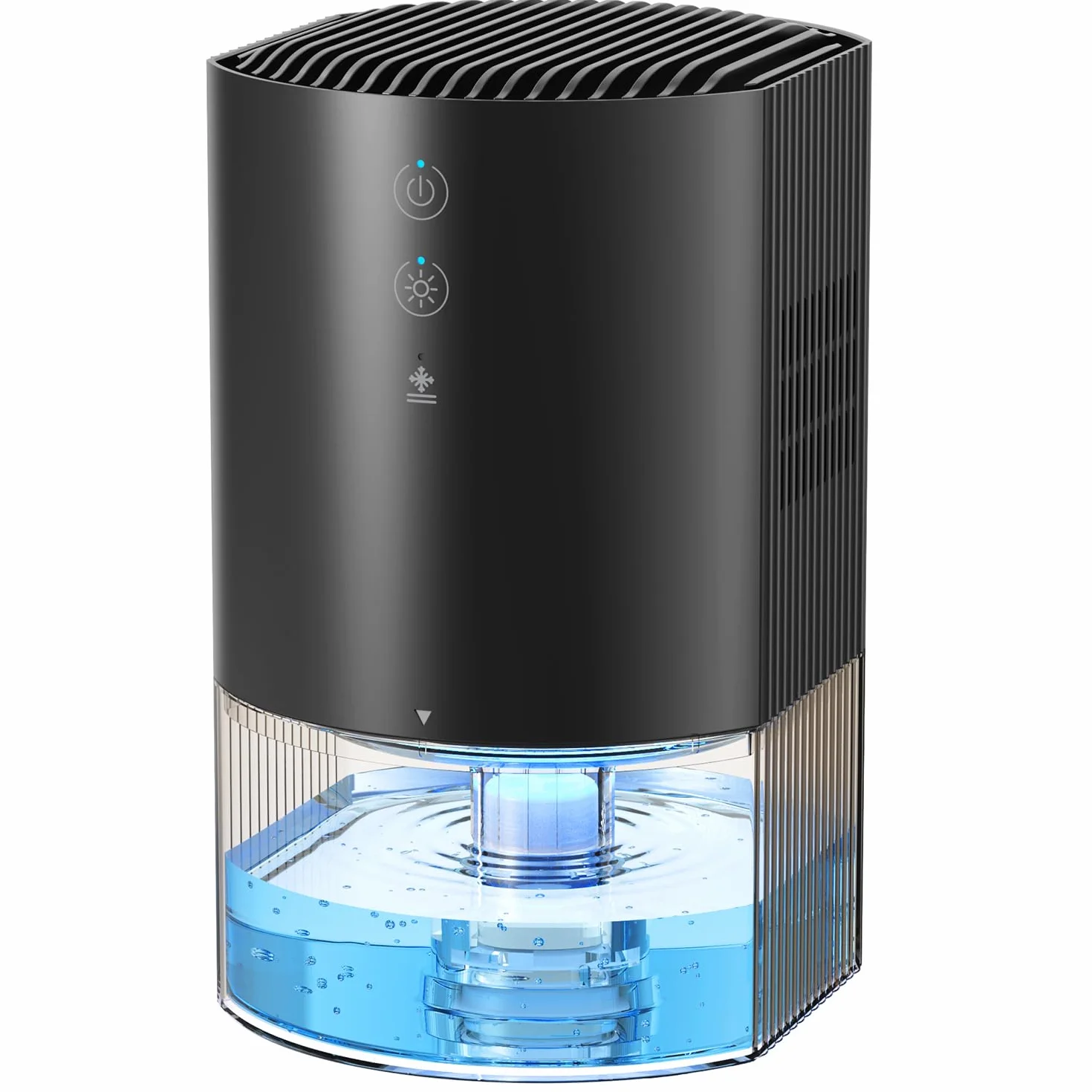 AROEVE Deumidificatоre Casa 990ml, Deumidificatоre Portatile e Silenzioso per Camera da Letto con Luce a 7 Colori, Spegnimento Automatico, Protezione dallo Sbrinamento, Deumidificatоre per Uso 24H