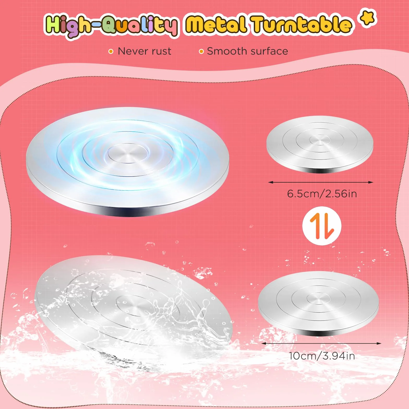 Mini Ruota di Ceramica Elettrica Macchina per Ceramica con Giradischi 2000RPM 10/6.5cm Vasca D'Acqua Rimovibile