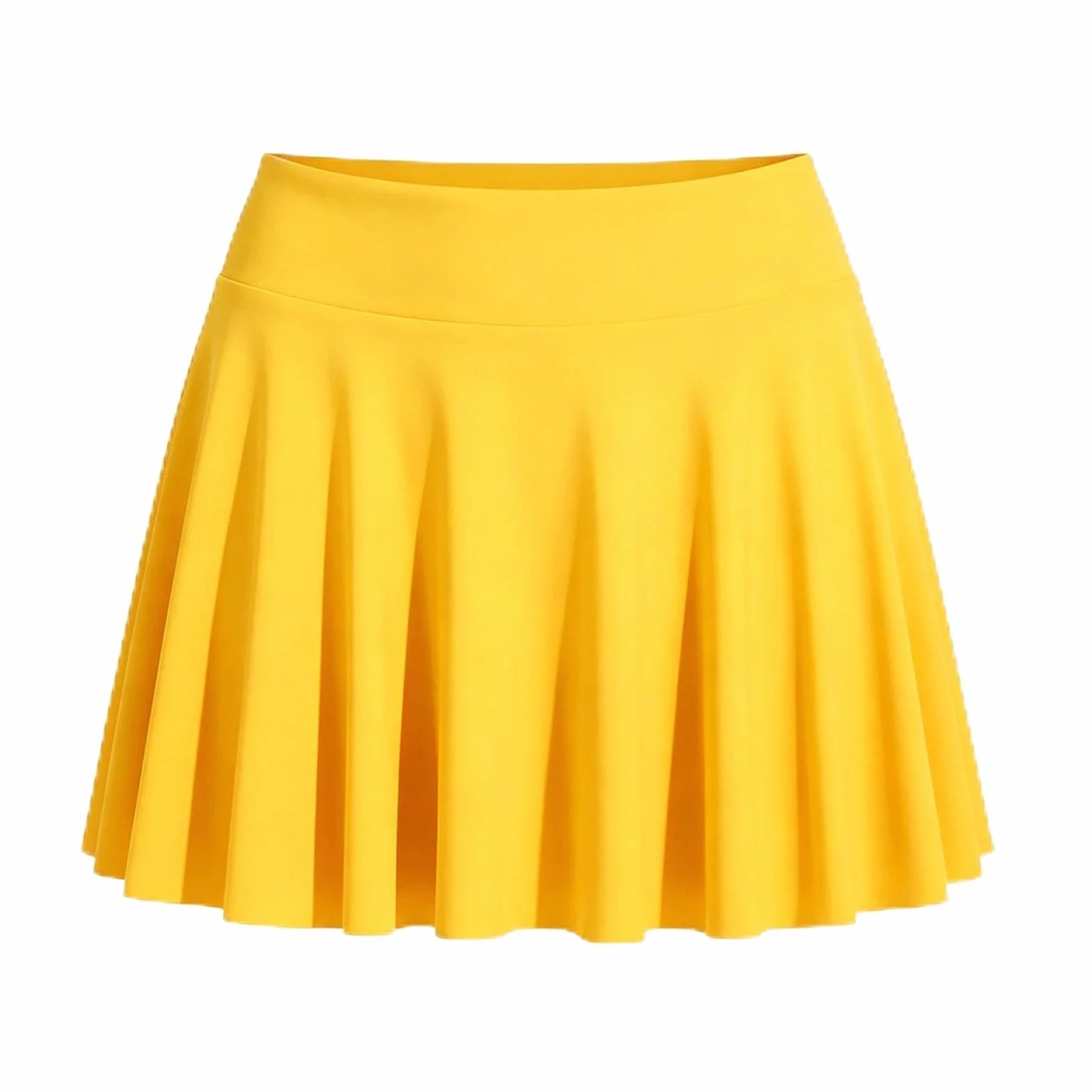 Generico Gonne Tennis Ragazze Leggera Traspirante Gonna Bambini Uniforme Casual Tinta Unita Elastica Vita Corsa Sportivo PE Skort Atletico