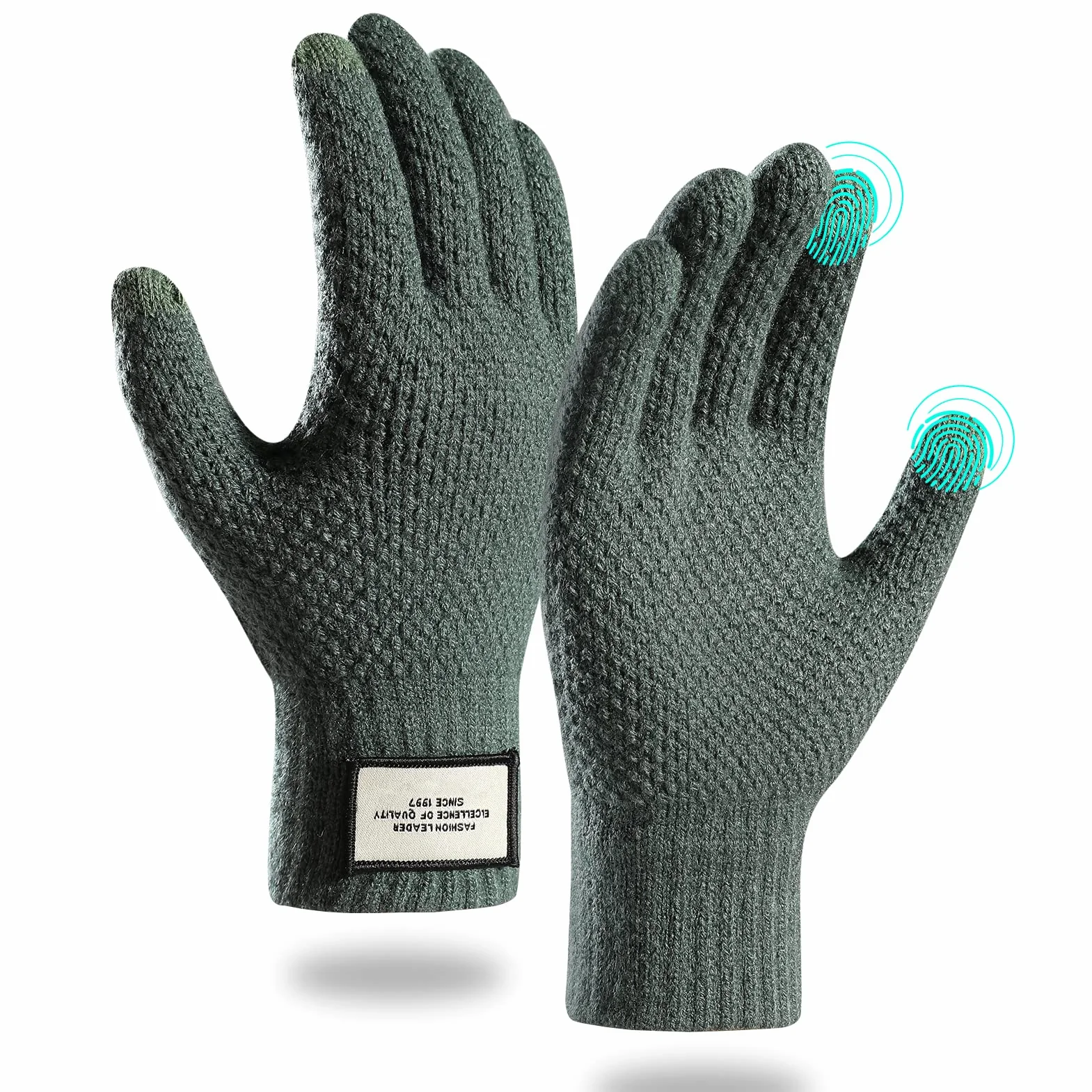 Moyad Inverno Guanti Touch Screen con Fodera In Pile per Ciclismo Sci Snowboard Corsa