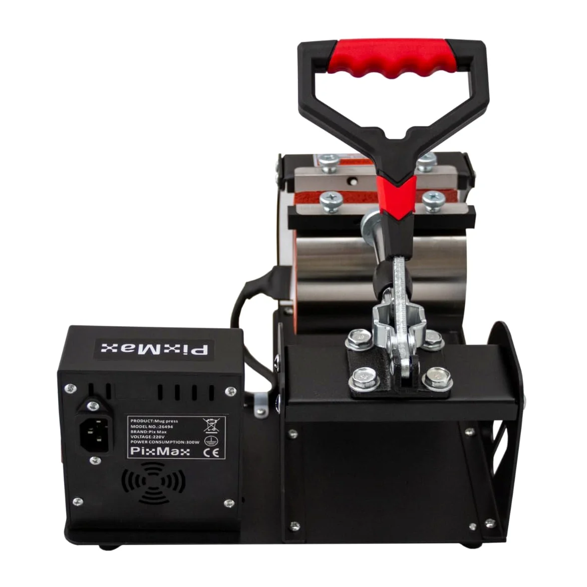 PixMax - Pressa a Caldo per Tazze di Diversa Grandezza per Sublimazione e Personalizzazione