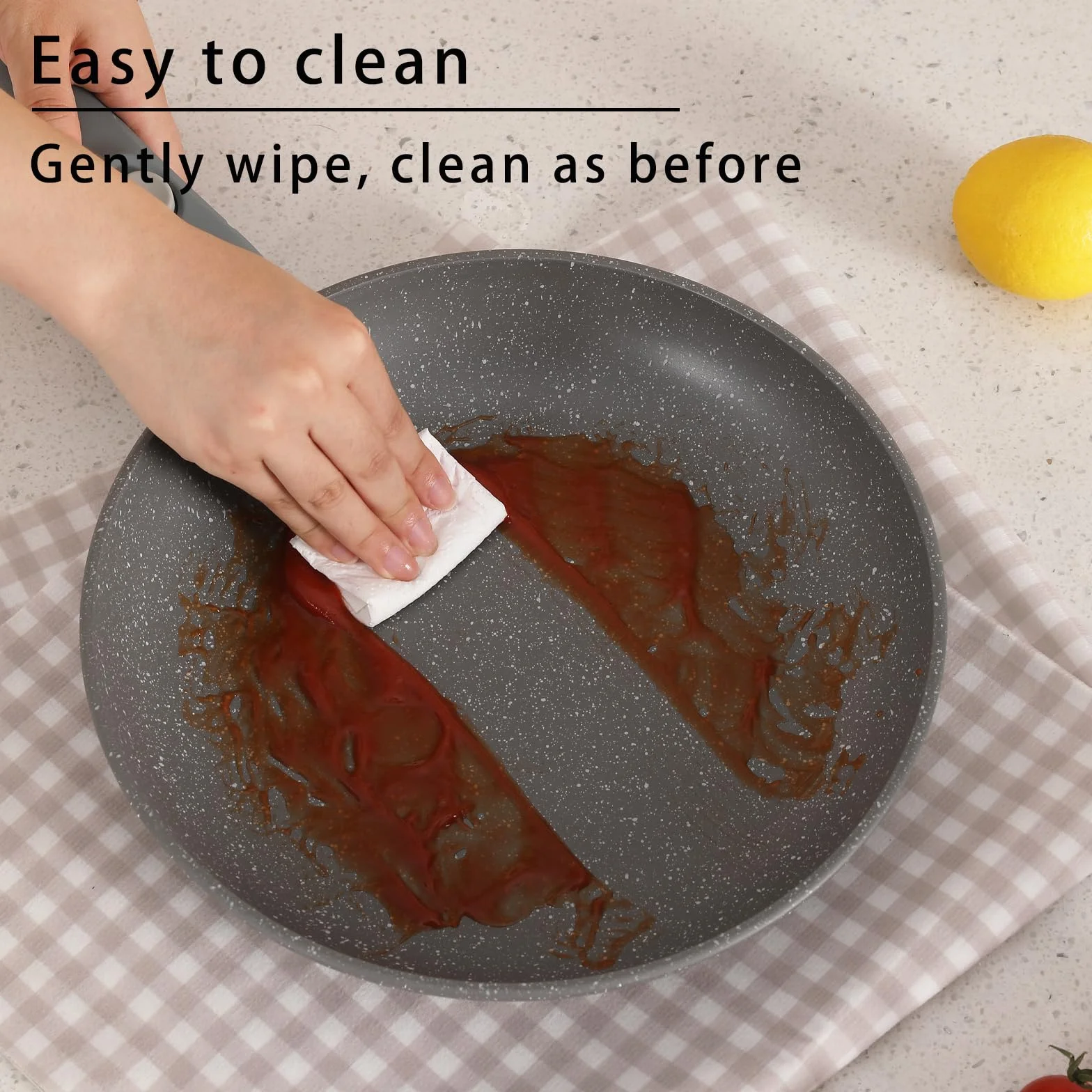 9 pentole e padelle in ceramica antiaderente, manico rimovibile，atossiche, adatte all'induzione e alla cottura in forno, senza PTFE e PFOS, bianco