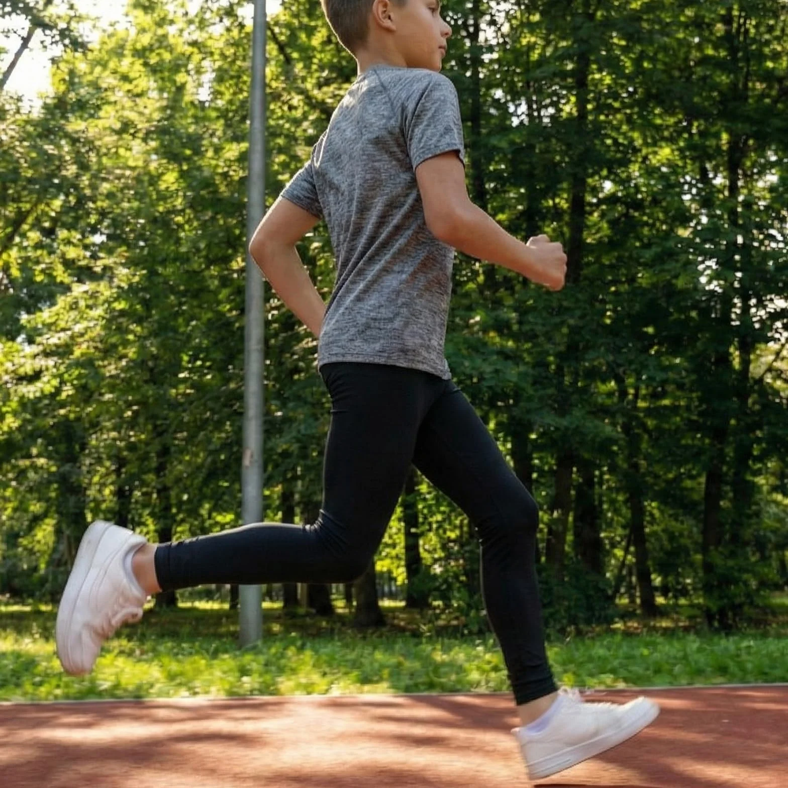 NuCamper Pantaloni Compressivi da Ragazzo, Ragazzi Leggings di Compressione, Bambini Leggings Sportivi Traspiranti per Ragazzi, Leggings per Bambini Intimo Base ad Asciugatura Rapida per Calcio, Corsa