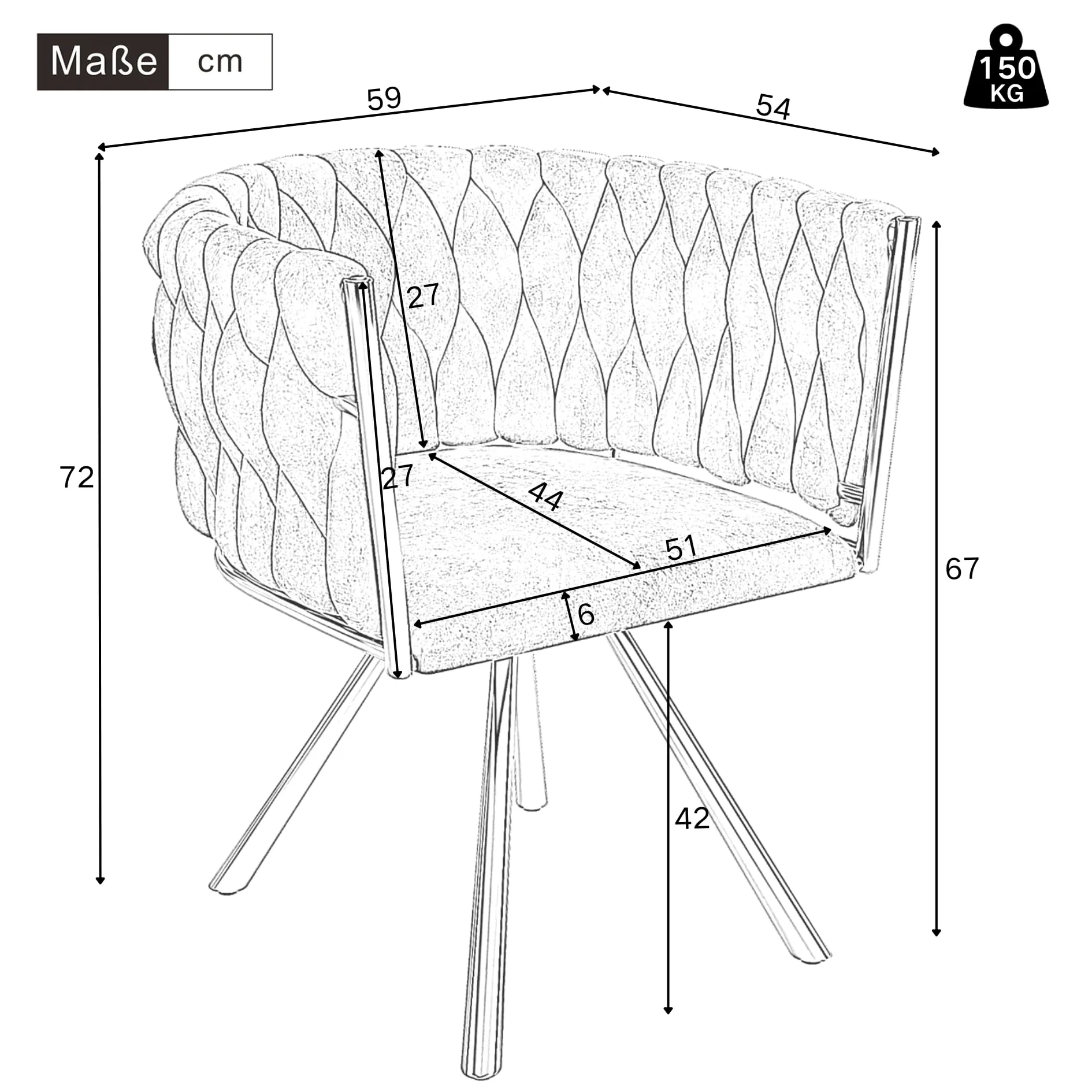 KAZZIO Sedia da trucco in velluto, 1 pezzo, singola sedia girevole per camera da letto, per il tempo libero, quattro gambe di supporto in metallo (1, rosa)