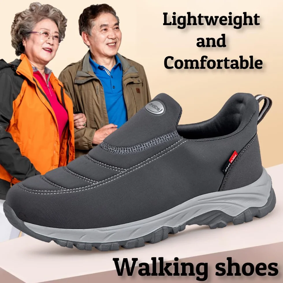 Scarpe da Trekking Slip-on da Uomo Scarpe da Lavoro Comodo Senza Lacci Sneaker Casual Unisex Uomo Donna