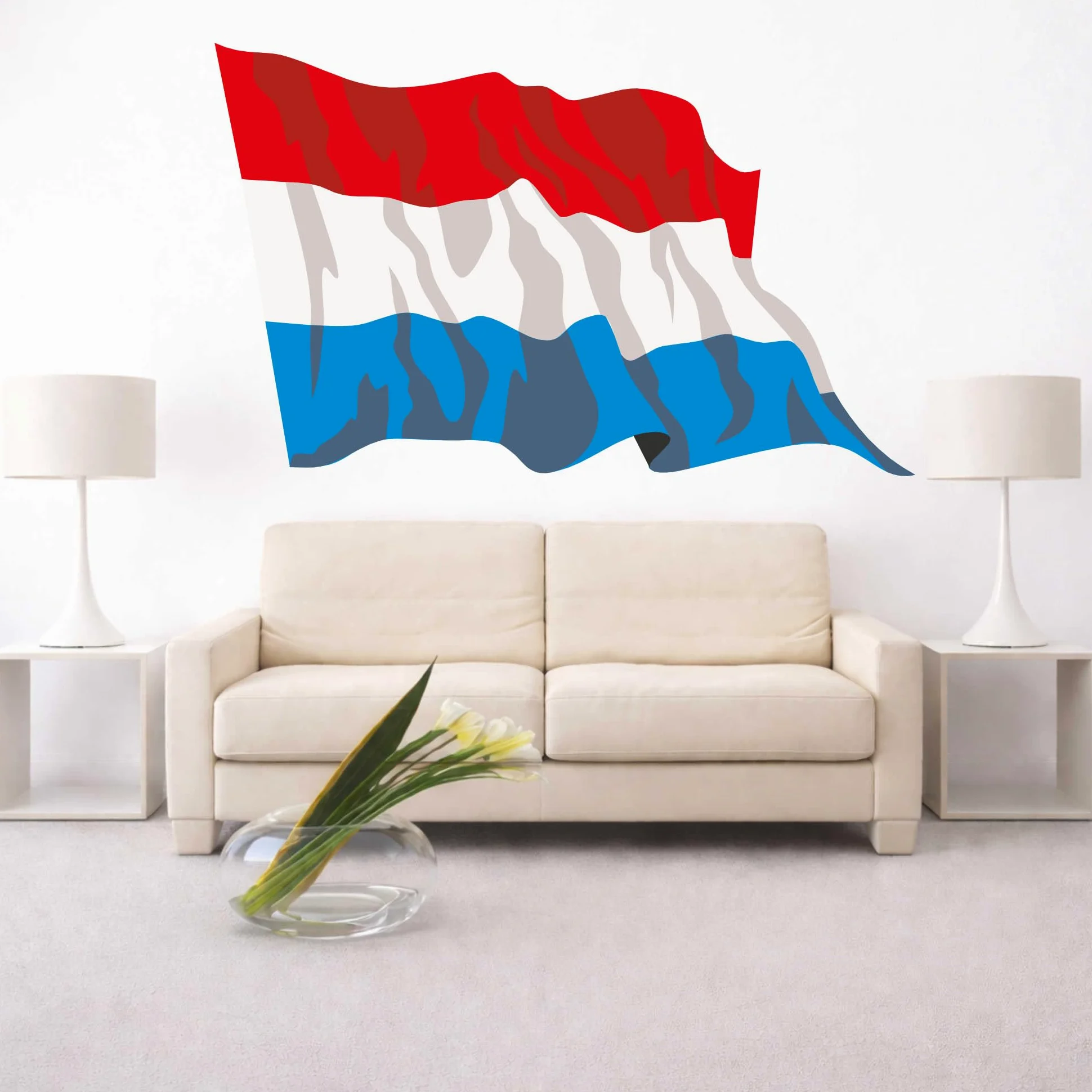 Adesivo LS110 Marshall Islands – Isole Marshall colori/Multicolore come Bandiera, Vinile, 180x119 cm
