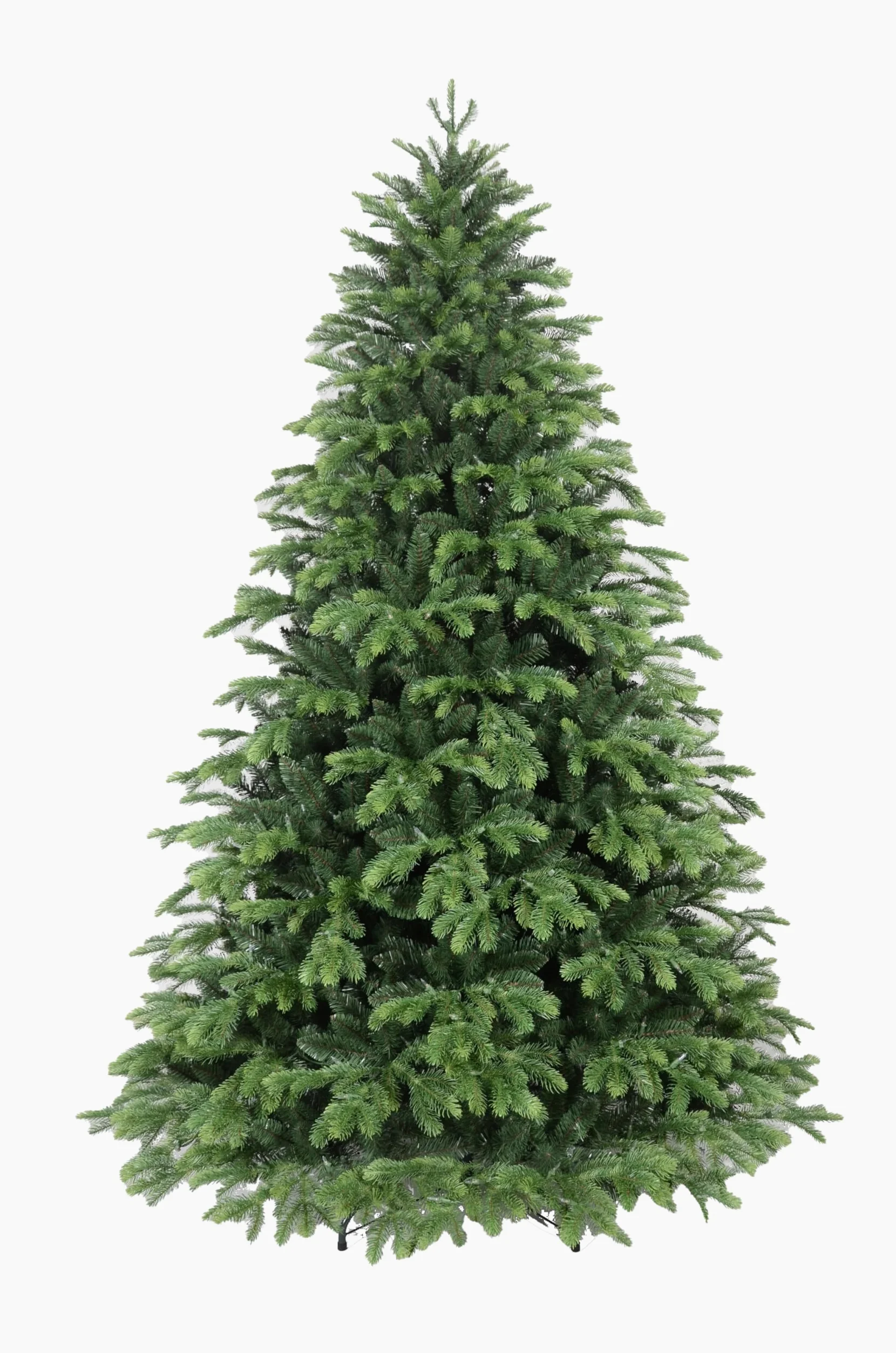 Albero di Natale Artificiale 210 cm Giulia Grillo – Real Touch PE/PVC, 2382 Rami Folti, Apertura ad Ombrello, Verde Naturale, Premium