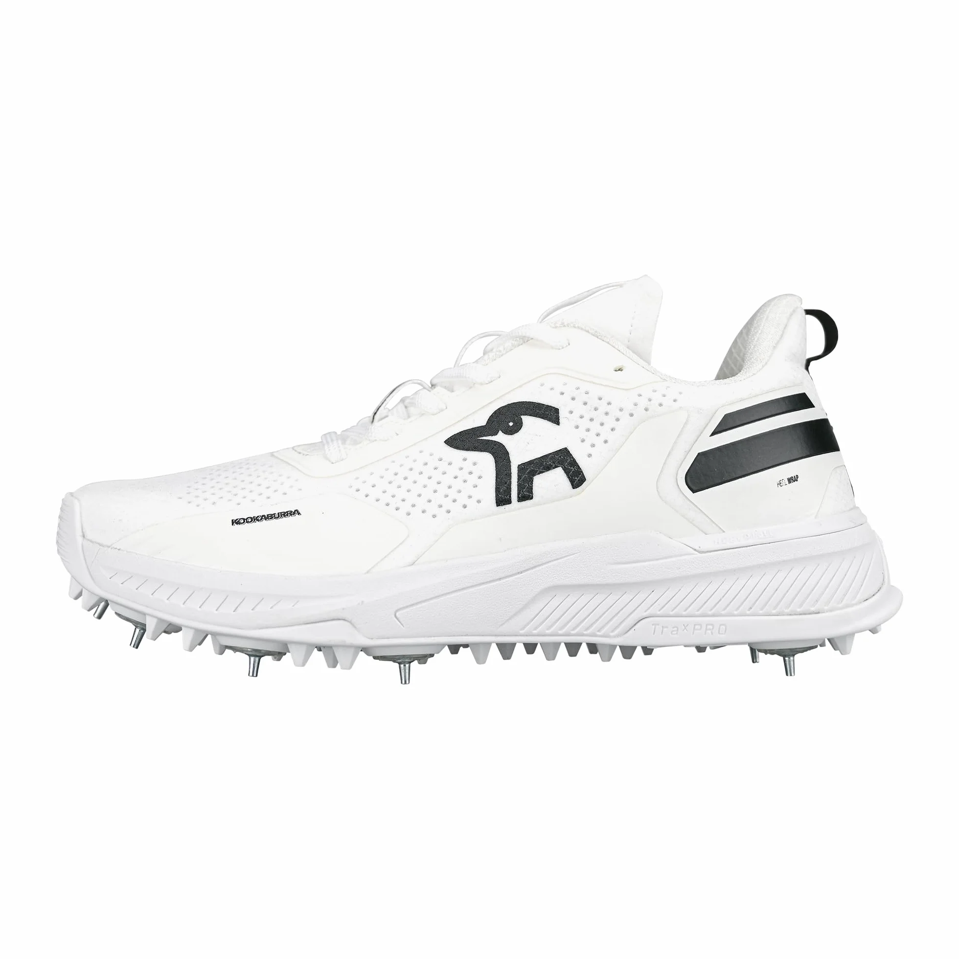 KOOKABURRA KC Players Spike Cricket Shoe - White/Black