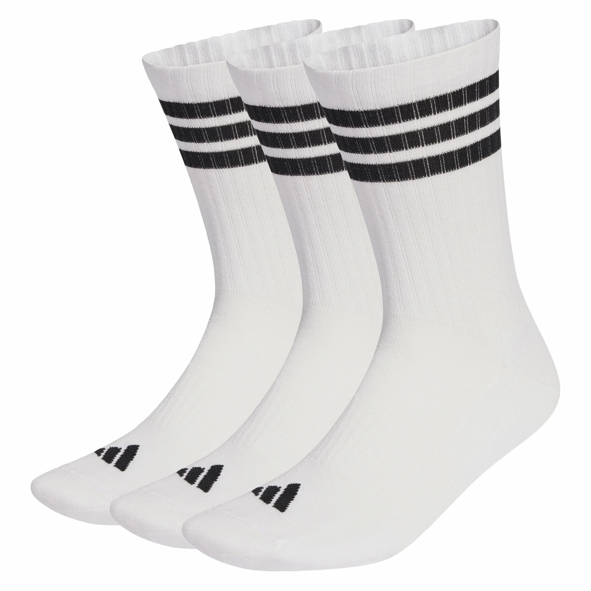 adidas Calze 3-Stripes imbottite a metà polpaccio 3 paia