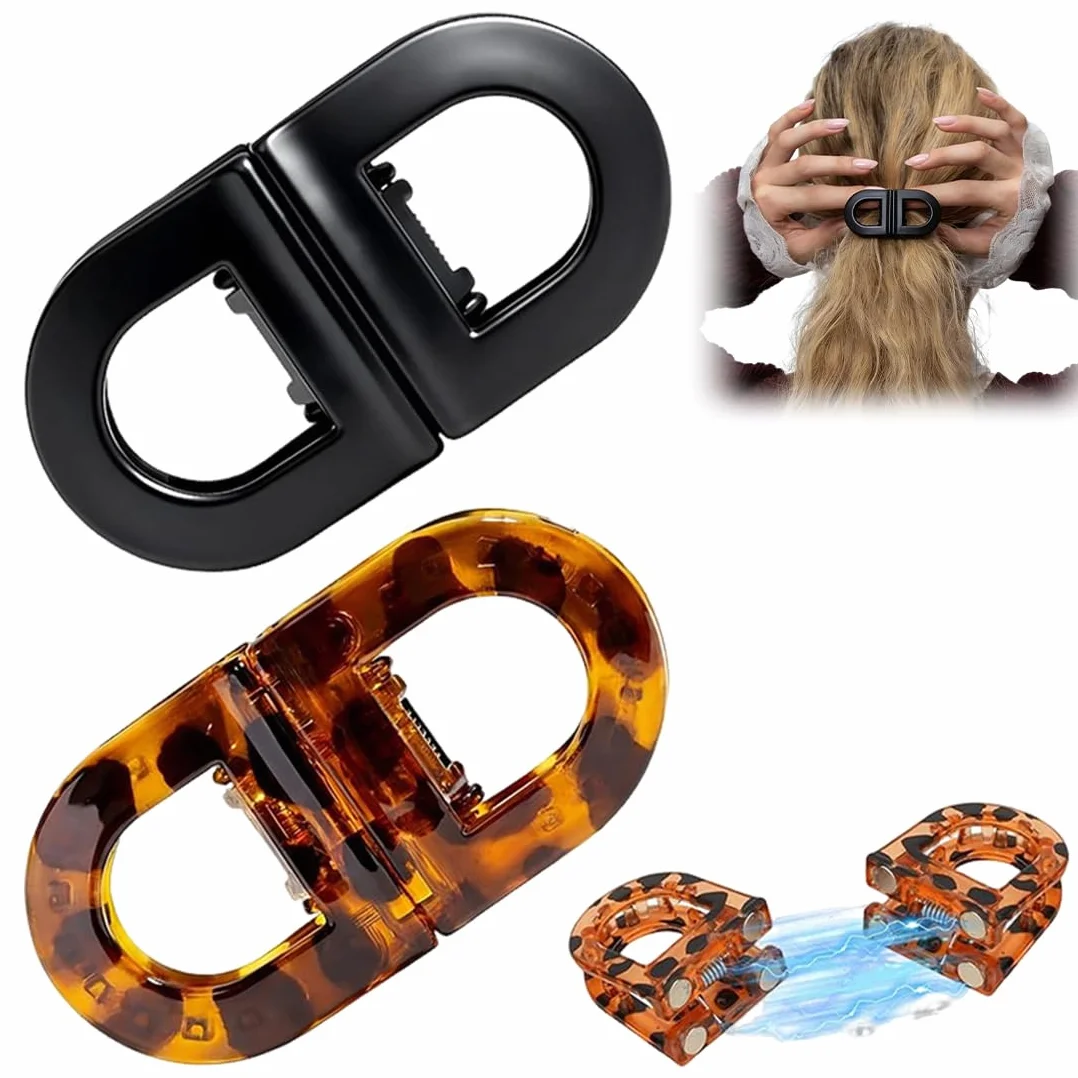 Clip per capelli magnetiche a forte tenuta, pinze professionali per salone