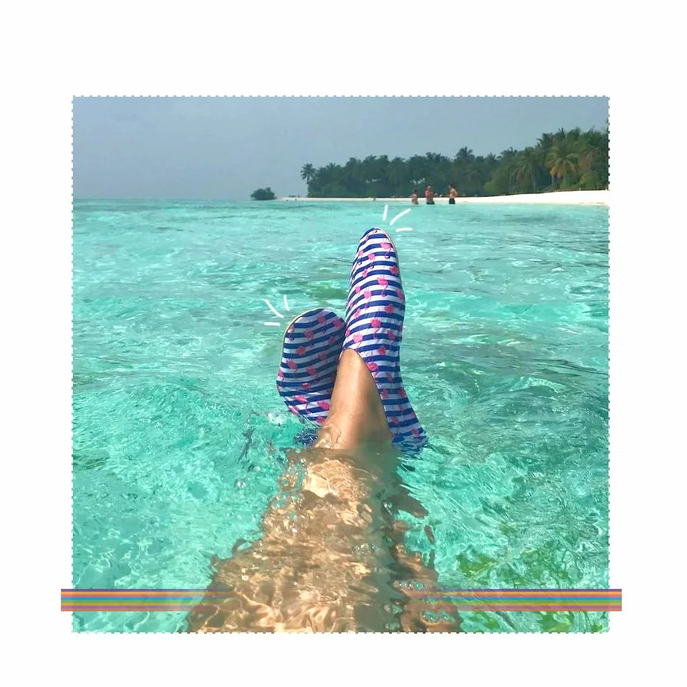 Slipstop Scarpe da spiaggia antiscivolo bambini balletto vacanze yoga piscina multicolore