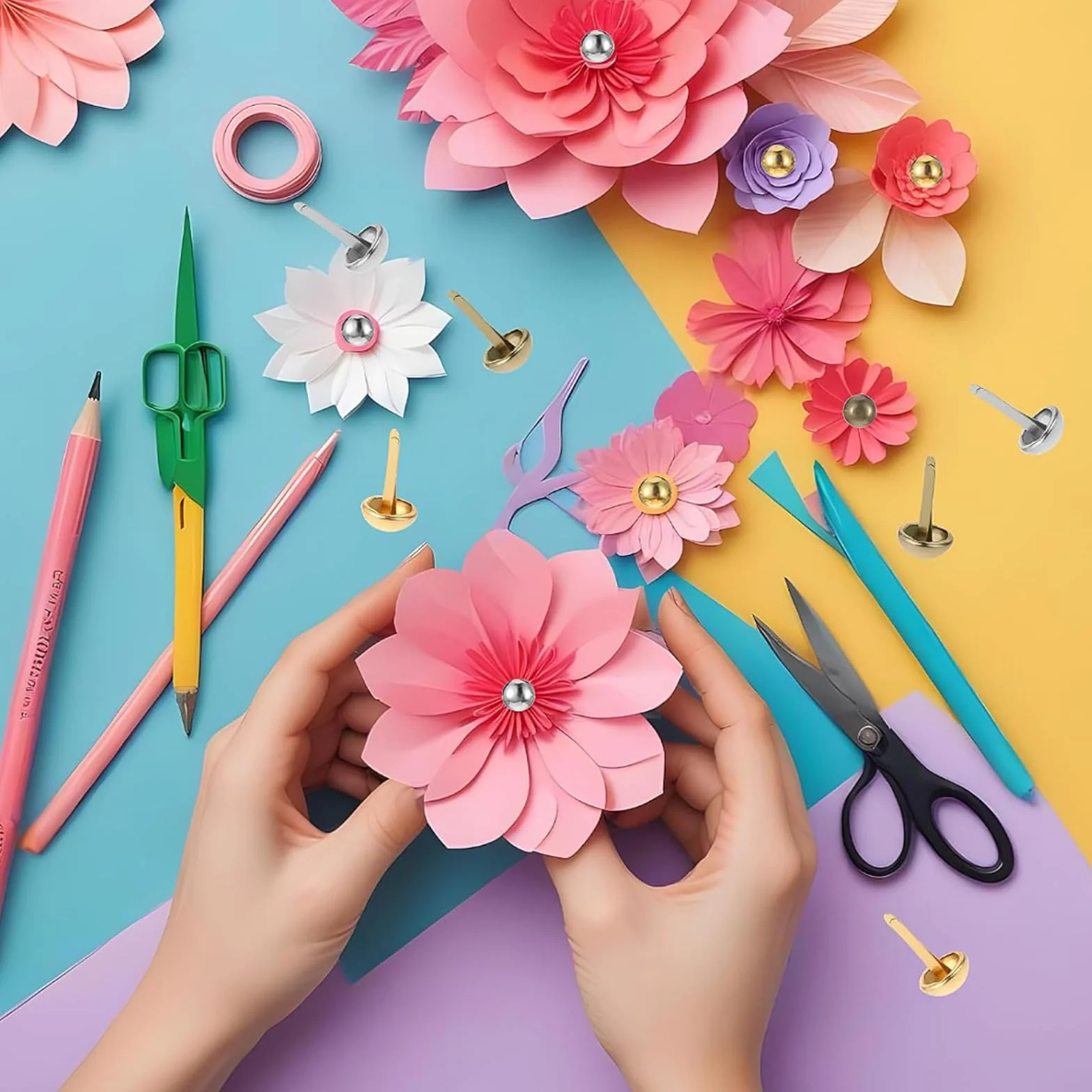 300 pezzi clip per sacchetti campione dorati, clip a testa tonda, clip per sacchetti campione, clip a testa tonda in metallo, punti metallici per album, fermagli per carta