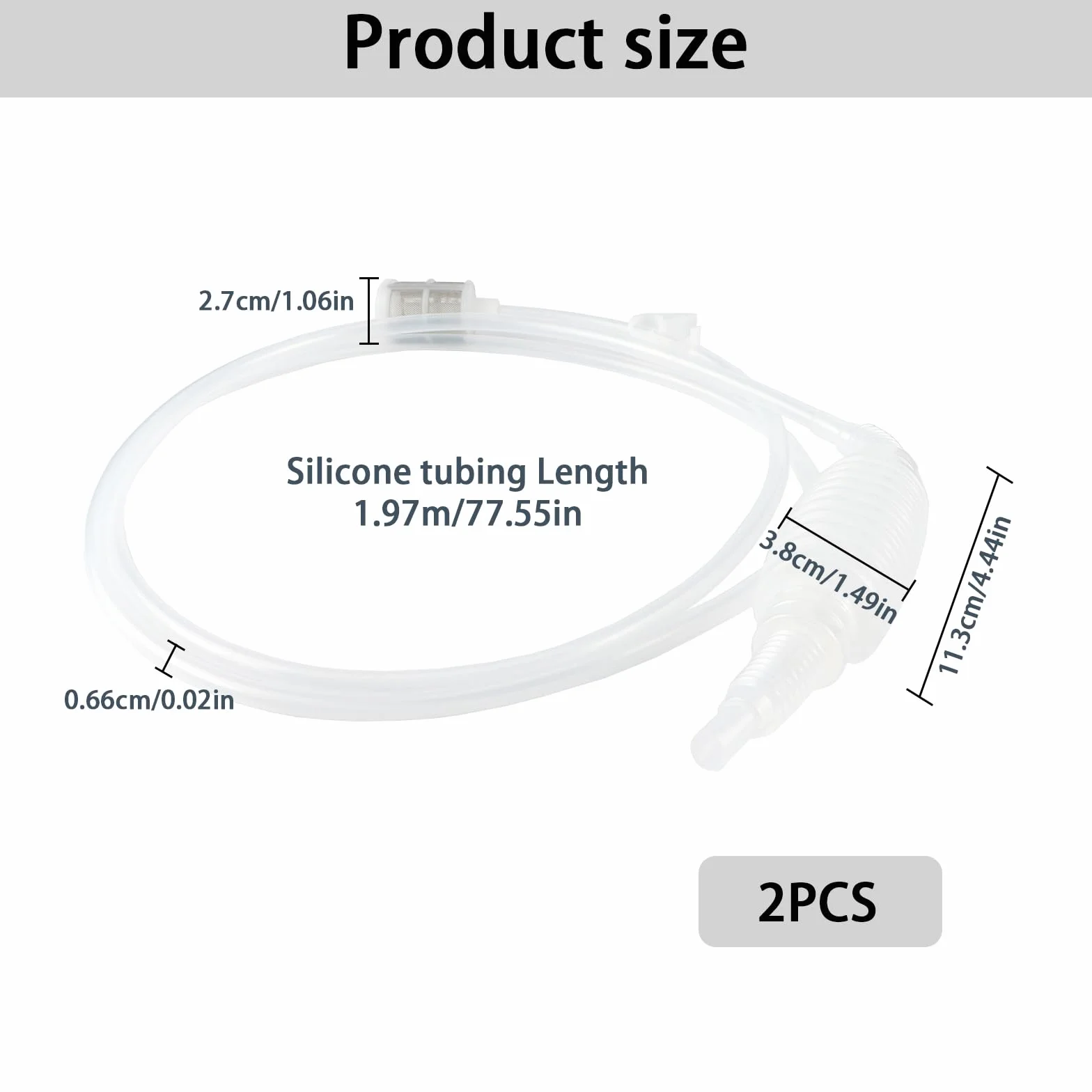 Brew Sifone Tubo 2m Wine Making Syphon Tube Mano Impastare Filtro Strumento Birra Vino Kit
