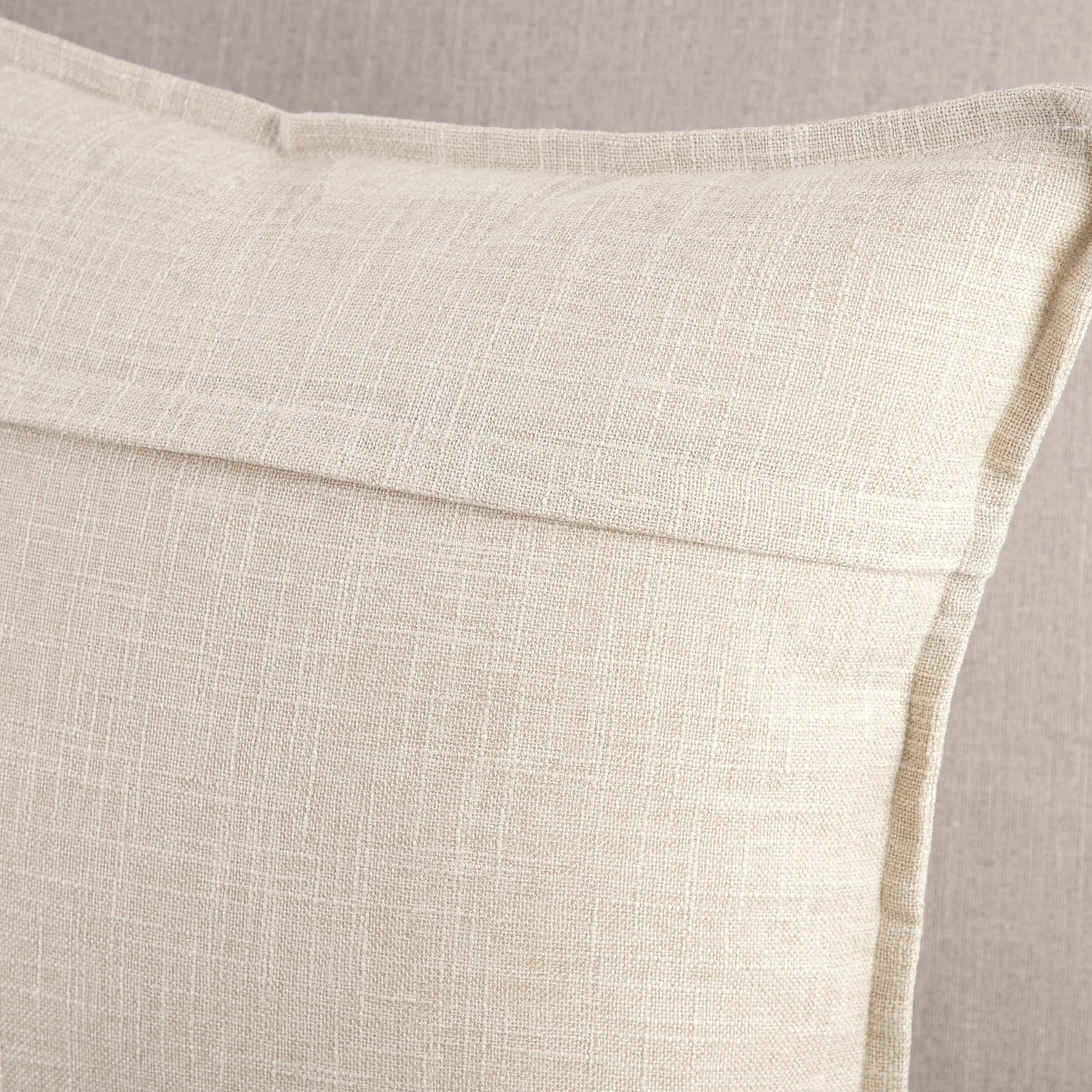 Madizz Copricuscini Decorativi in Poliestere 40x40 cm Beige Chiaro 2 Pezzi