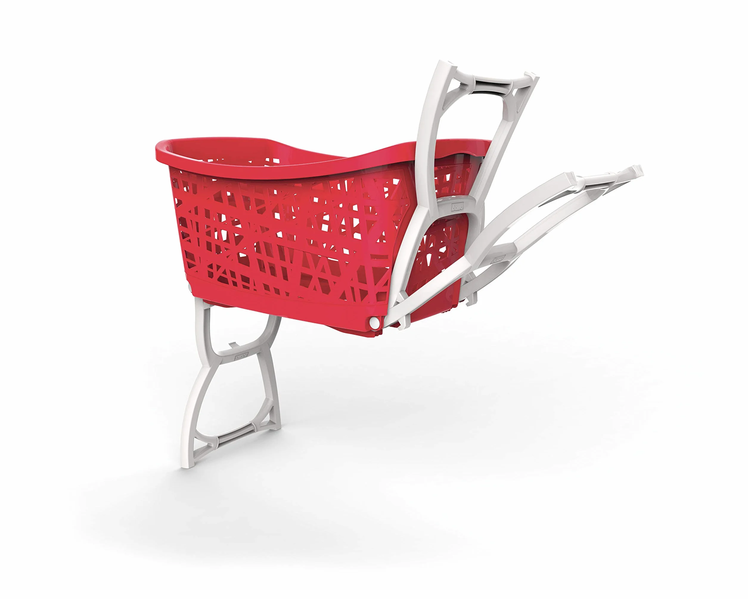 Cesta per bucato, Gambe reclinabili, Stand up, in Resina, Blu, 60,5x39,5x43 /65h cm, 44 lt