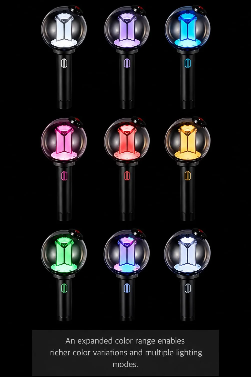 BTS Lightstick Ver.4 Set ufficiale con 7 fotografie