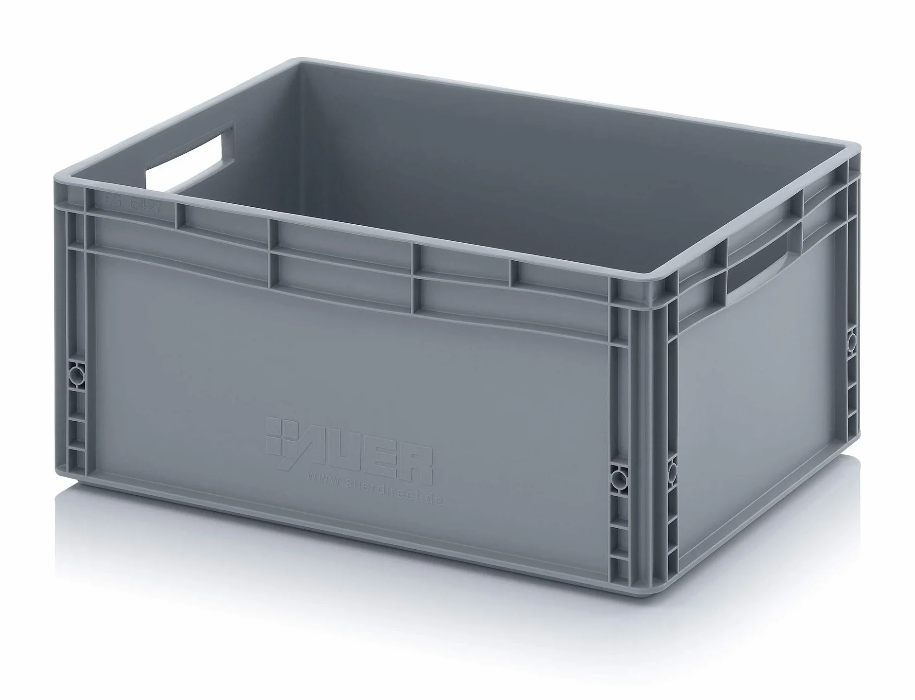 Auer Packaging Contenitore euro 60 x 40 x 27 cm impilabile grigio