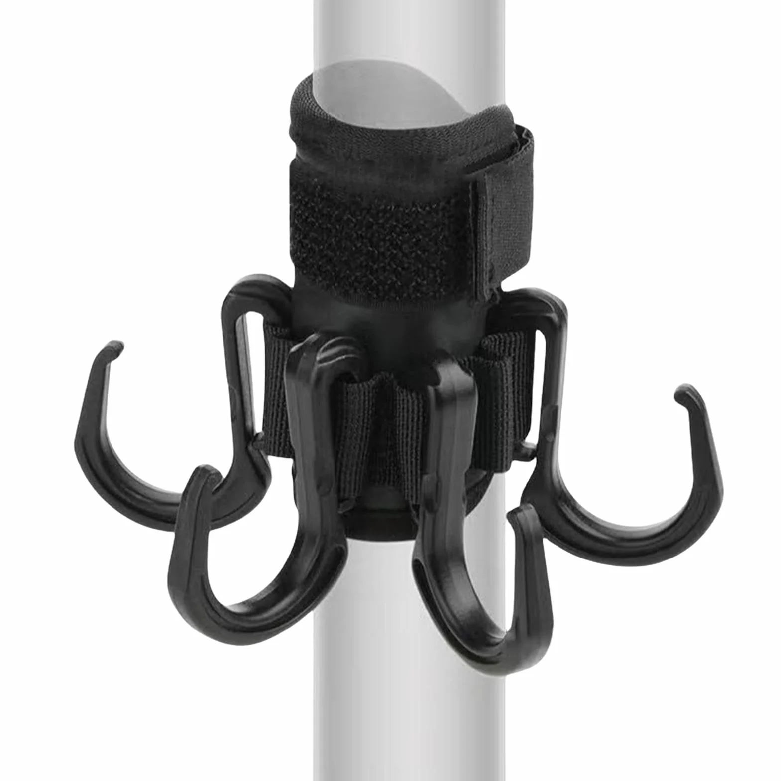 Ganci per ombrelloni da patio, gancio antiscivolo per ombrellone da cortile, ganci per ombrellone da spiaggia, facile da installare, con 6 ganci, per asciugamani, borse, fotocamere, occhiali da sole e