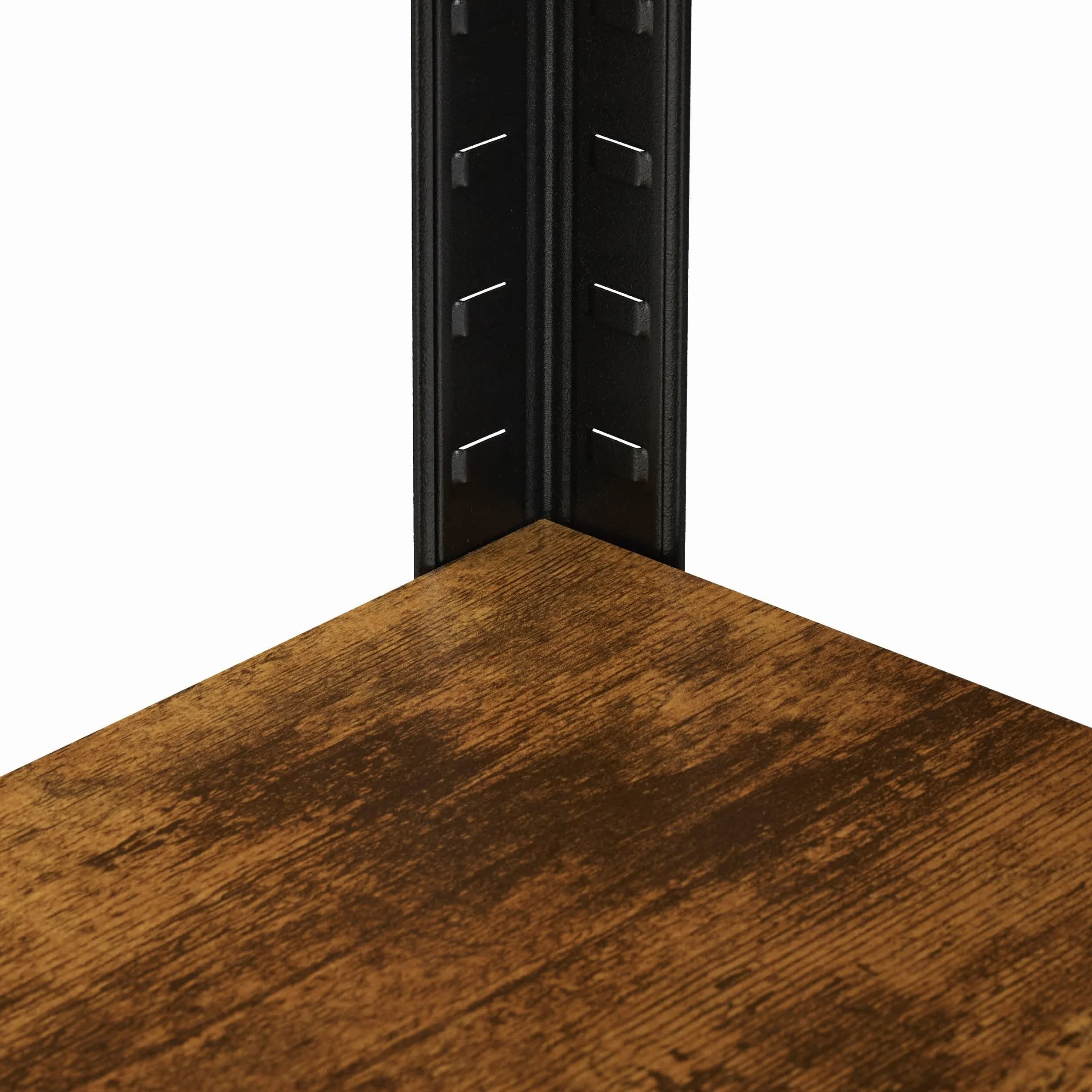 Relaxdays Regal Carichi Pesanti 180x90x40 cm 5 Ripiani 500 kg Acciaio Nero Marrone