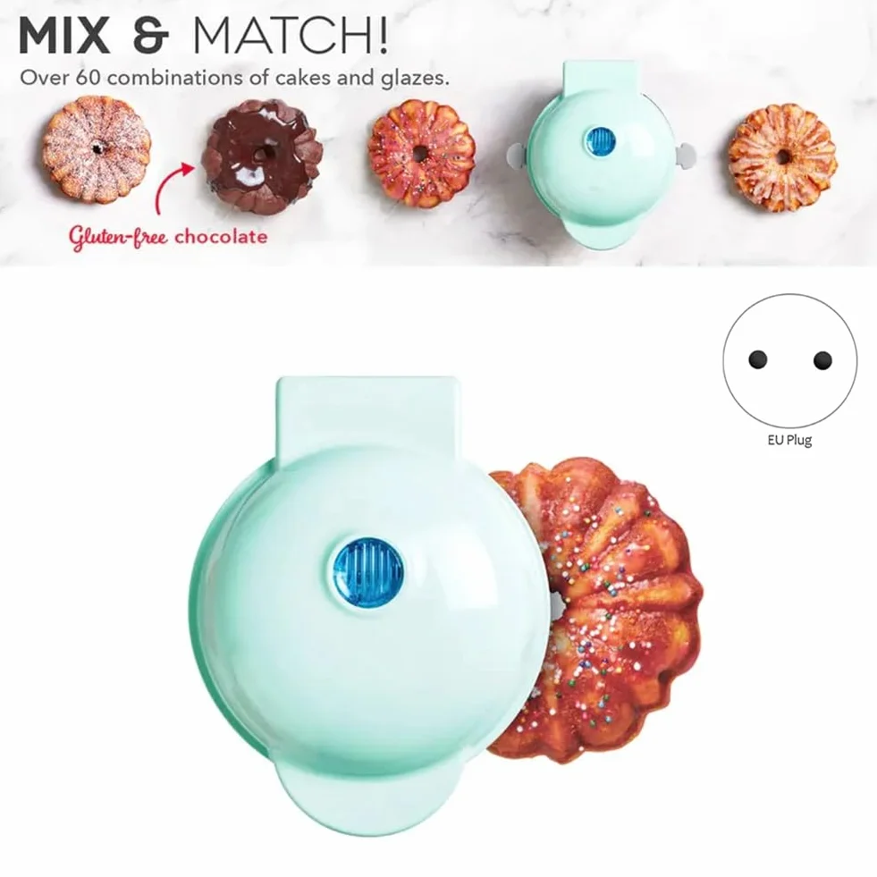 Min -Cialda Macchina per Torta di Domestica Macchina per La Colazione per Bambini Mini Macchina per Cuocere al Forno Mini Macchina Spina UE