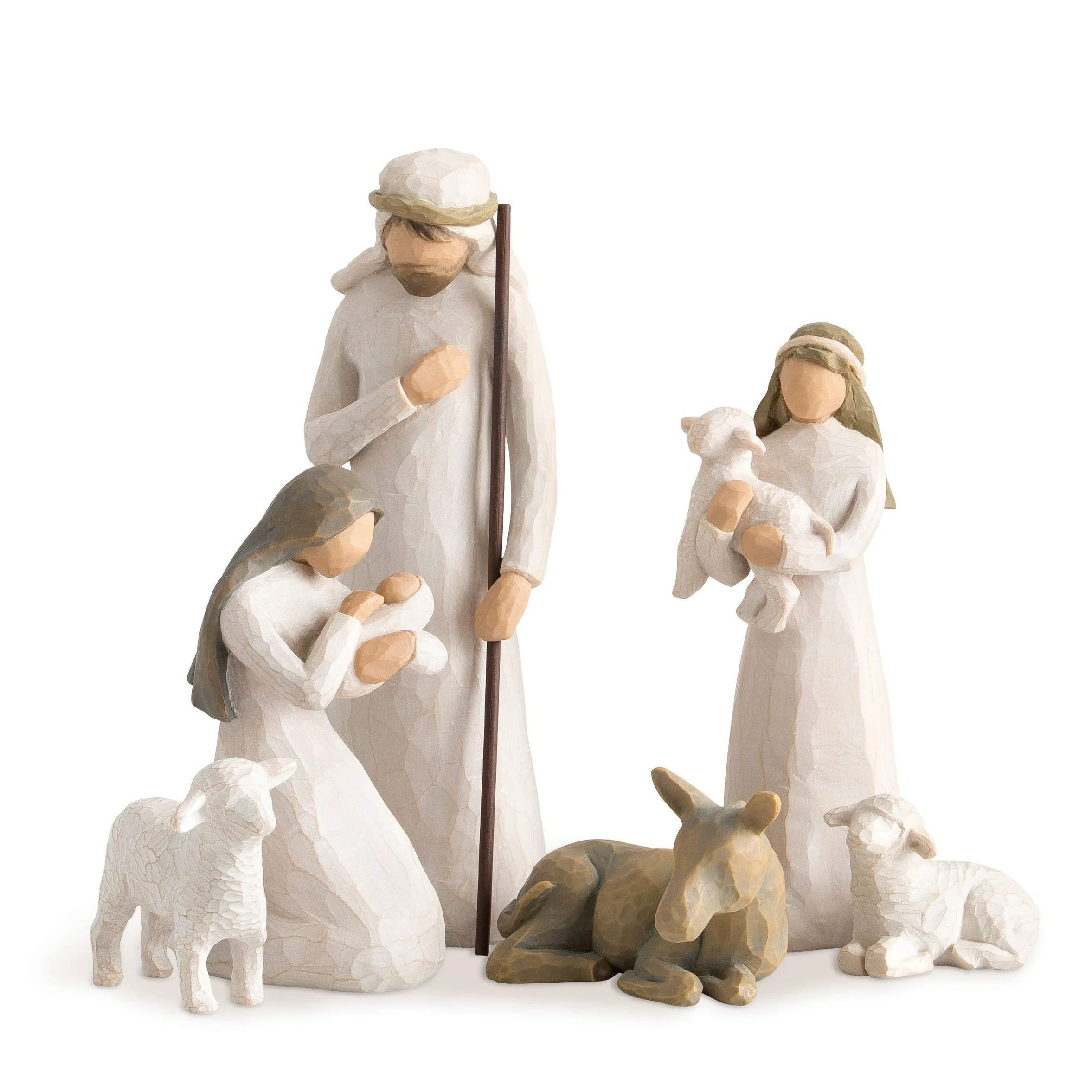 Willow Tree Figurine Natività, Resina, Design di Susan Lordi