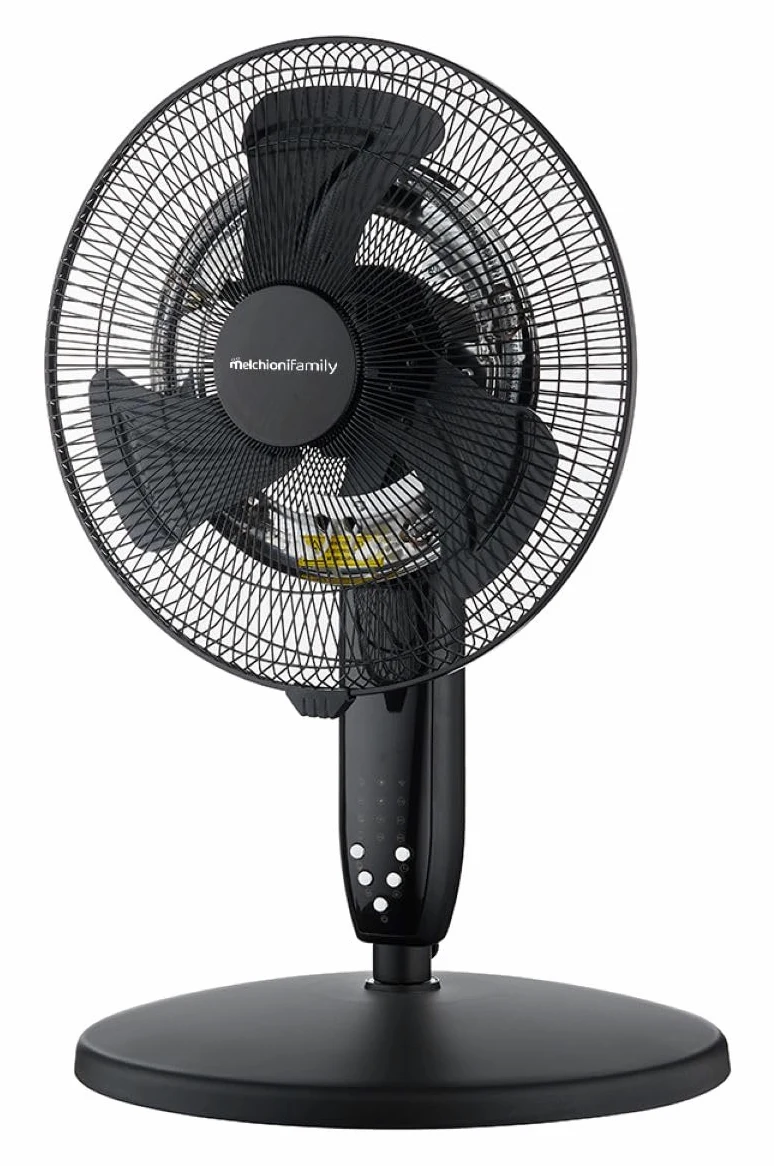 Melchioni Family SUN, Termoventilatore a Piantana con Funzione Oscillante, Doppia Funzione Riscaldamento e Ventilatore, Basso Consumo, 3 Velocità e Telecomando, Altezza regolabile, 1800W