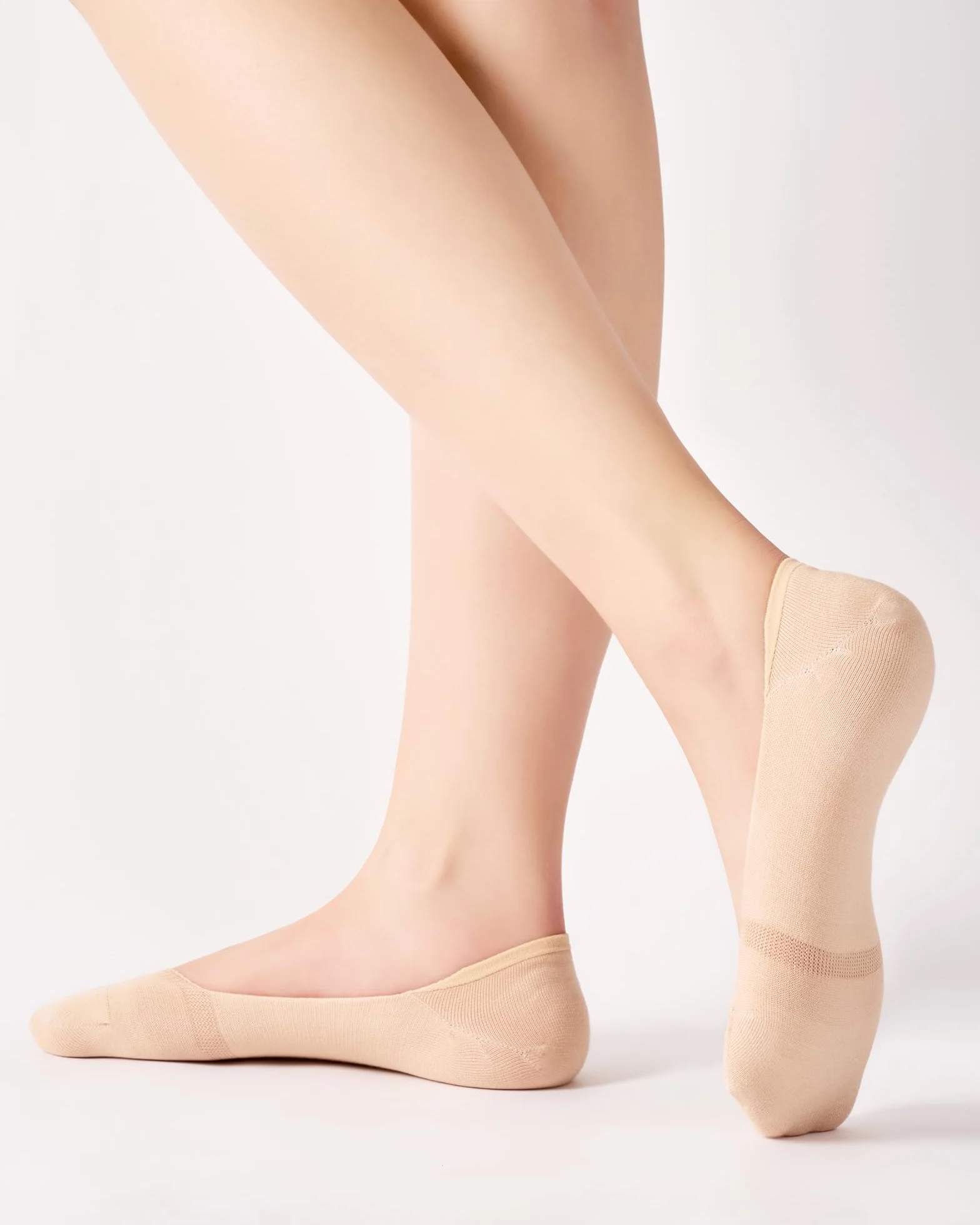 Calzini Invisibili Ballerina Bambù Cotone Traspiranti Antiscivolo Donna 8 Paia Taglia 35-42