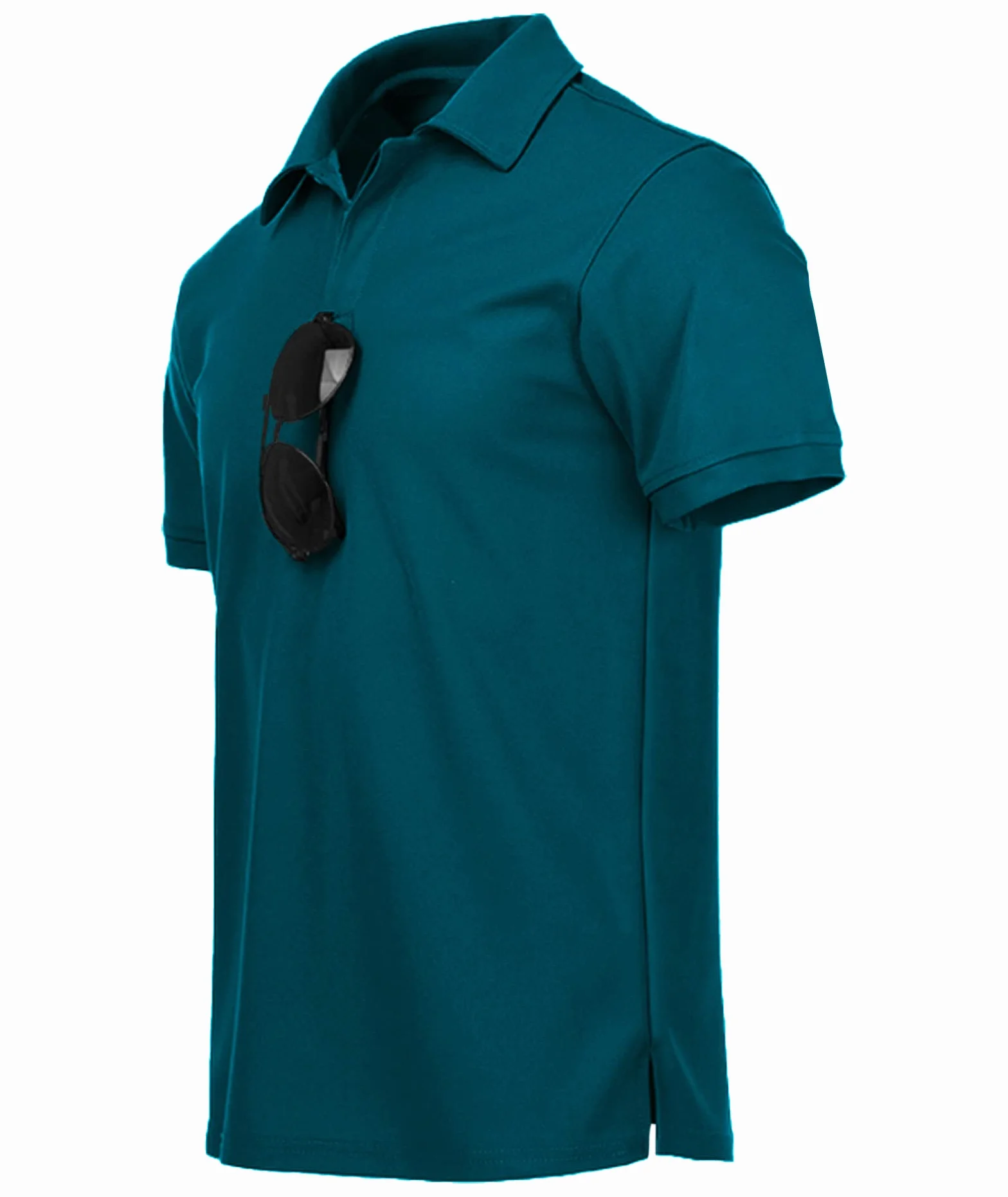 geeksport Polo Uomo Manica Corta Golf T-Shirt Asciugatura Rapida Traspirante Outdoor Estiva