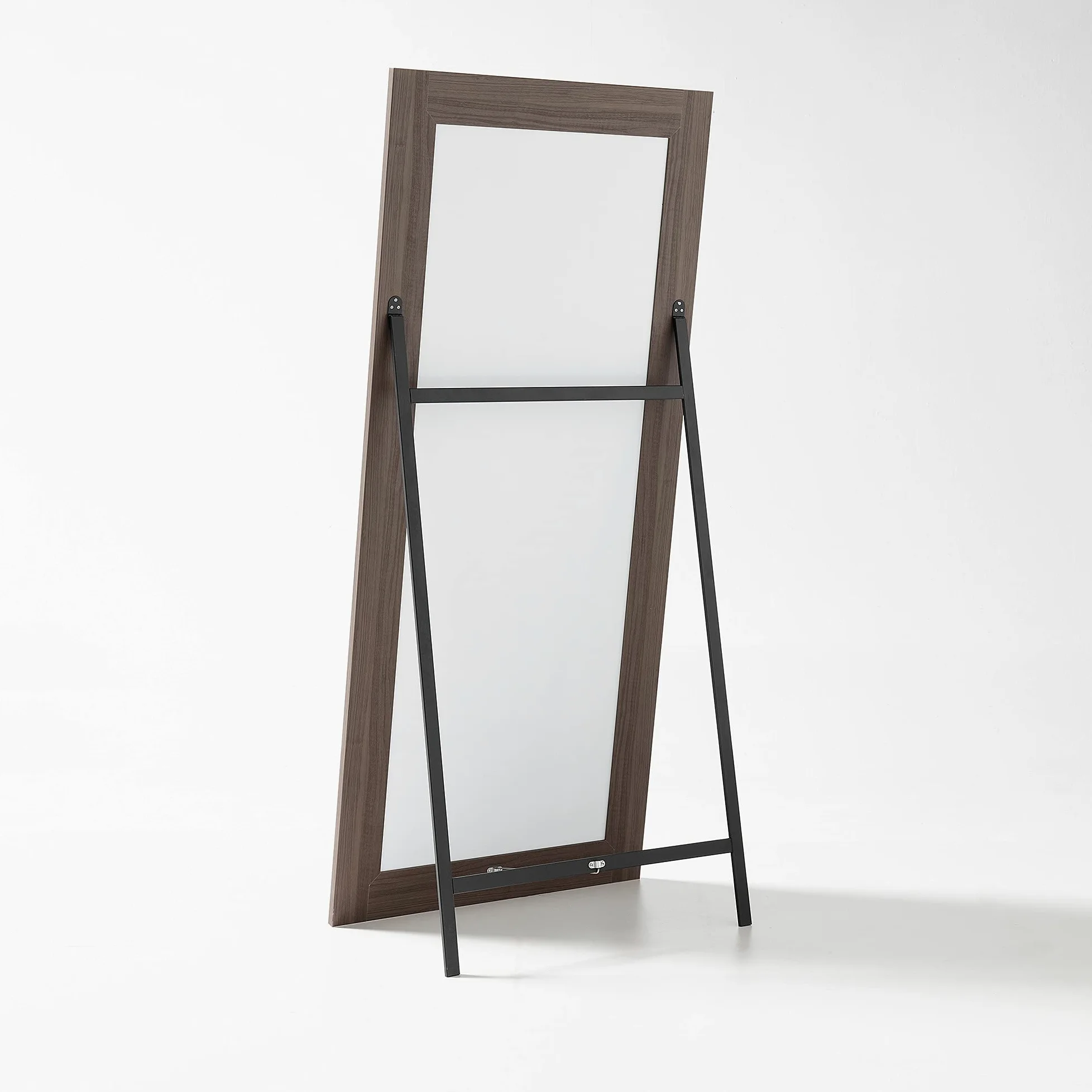 ARHome Specchiera da Terra con Staffa Classic, 180 x 78, Noce, Specchio figura intera, Made in Italy