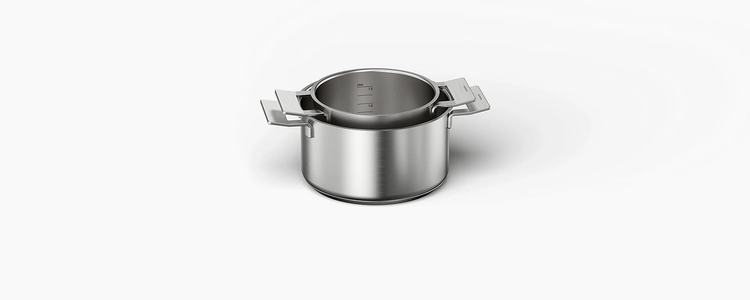 Siemens HZ9SE040 - Set di pentole da 4 pezzi, per tutti i fornelli elettrici, compresi quelli a induzione
