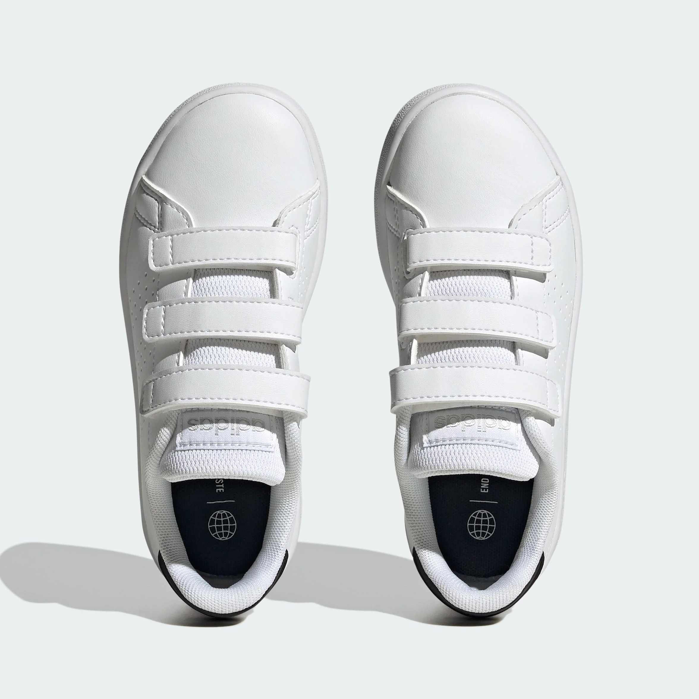 Adidas Kids Scarpe Advantage Court Lifestyle Chiusura a Strappo