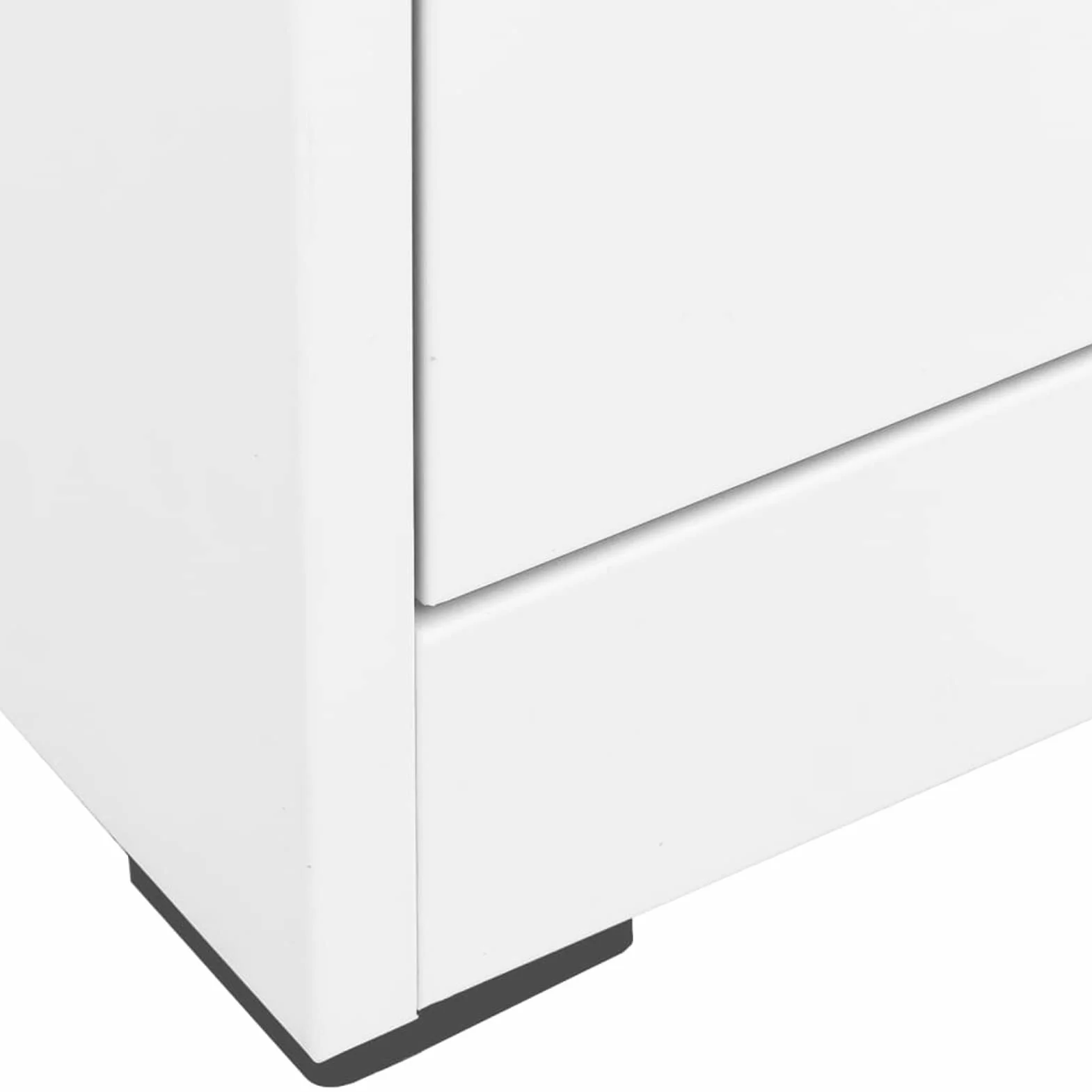 LAPOOH Armadio Classificatore Bianco 46x62x133 cm in Acciaio,Armadio Classificatore,Armadi Archivio,Schedario da Ufficio,Cassettiera da Ufficio(SPU:336278)