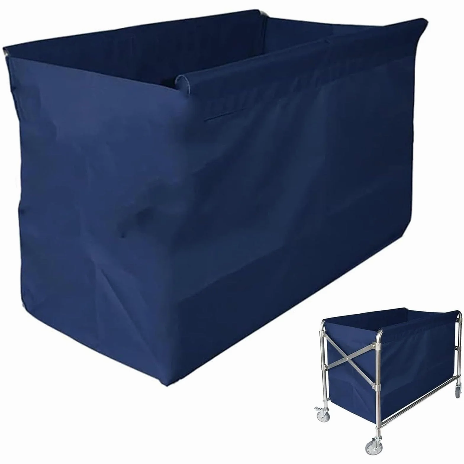 Borsa di ricambio per carrello biancheria in tessuto Oxford rimovibile