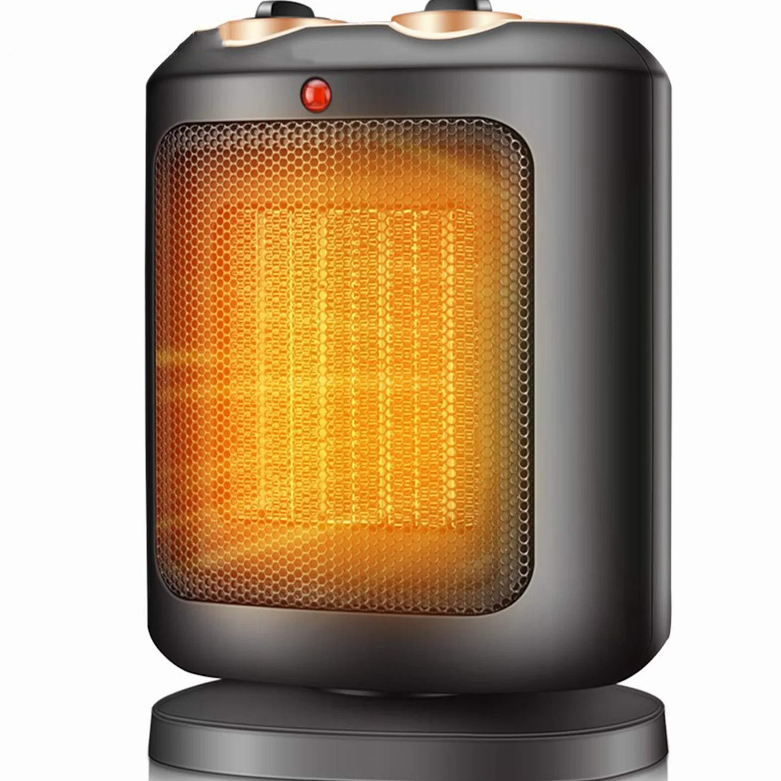 Stufetta, Portatile Elettrico oscillante Riscaldamento con Tip-Over Protection, 3s rapido Riscaldamento, Piccolo e Tranquillo, Adatto per Ufficio Uso Domestico