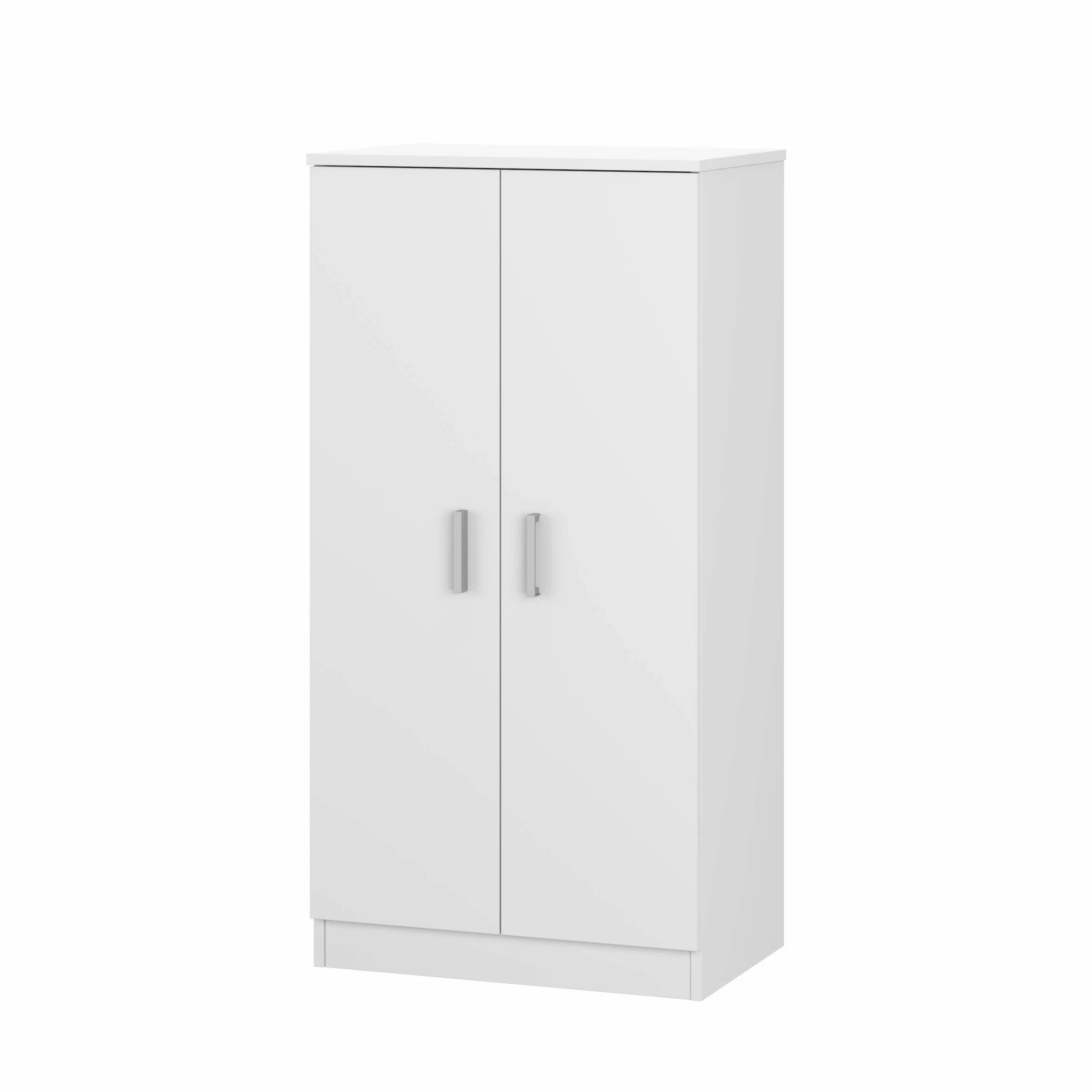 Dmora - Scarpiera Alcudia, Portascarpe salvaspazio, Scarpiera da ingresso, Armadio multiuso a 5 ripiani, 55x36h108 cm, Bianco