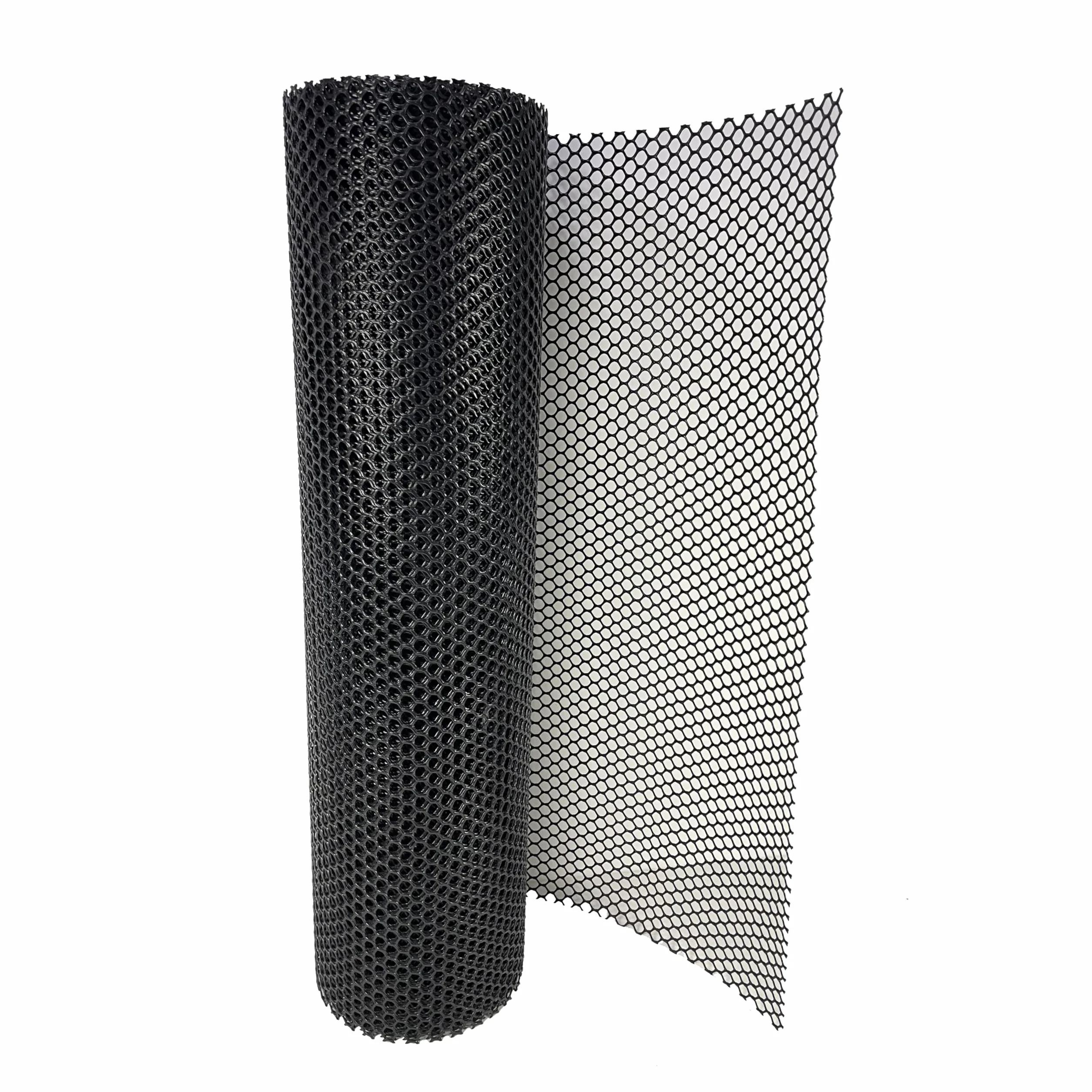 Baki Rivestimento per mensole da bar in rete di vetro 60 cm x 10 m nero