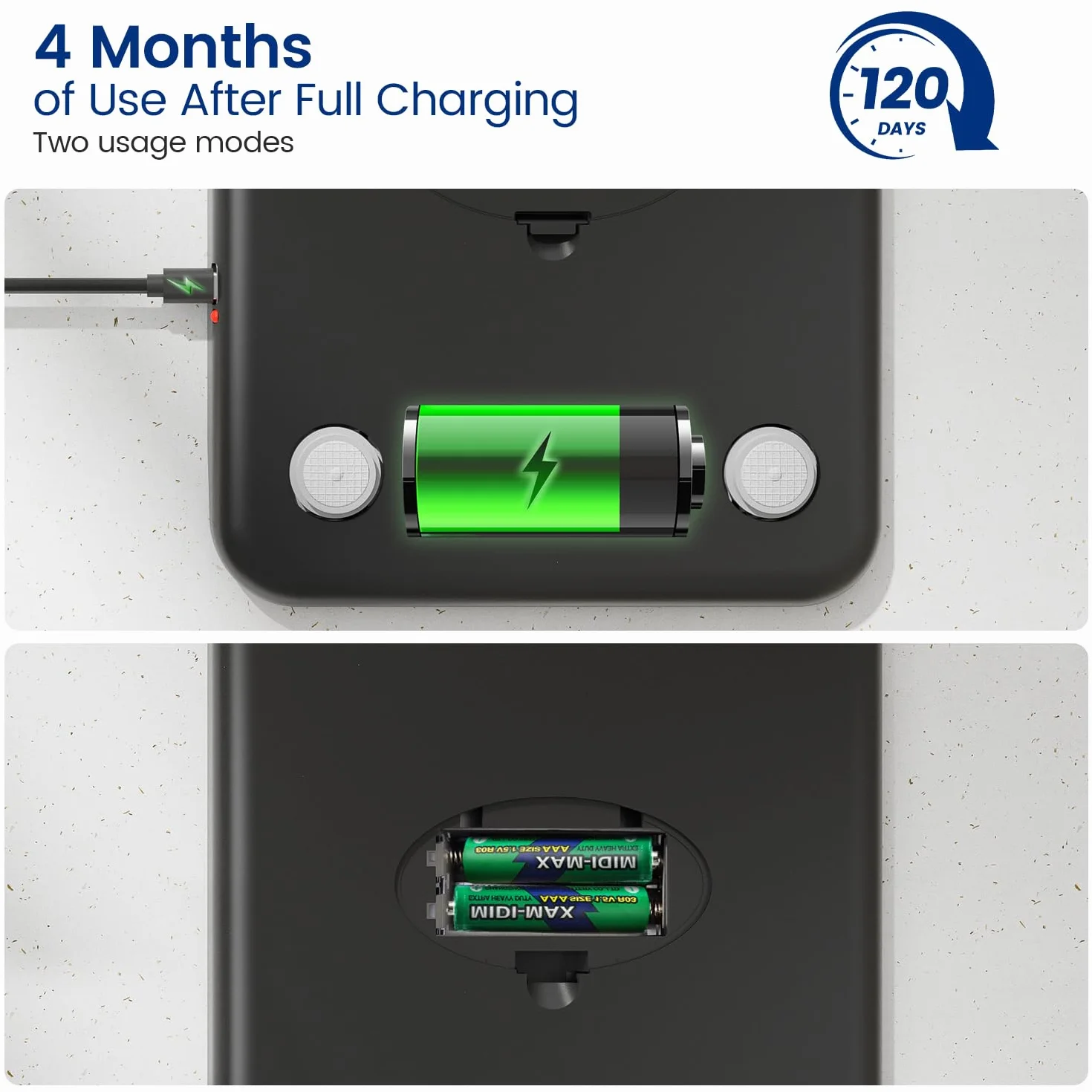 Bilancia Cucina Digitale Ricaricabile 15KG USB C Alta Precisione 1g/0.1oz Funzione Tare