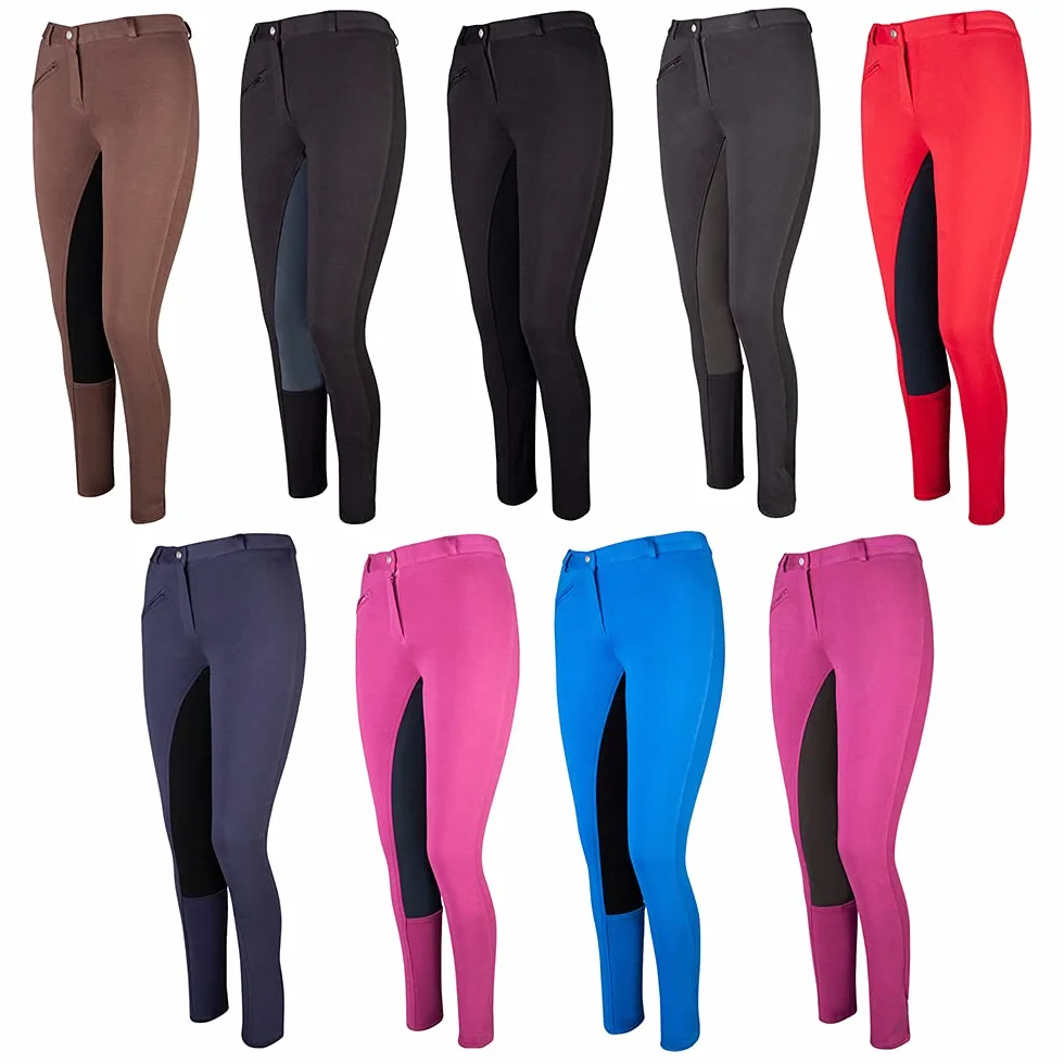 PFIFF Pantaloni da equitazione con rinforzo integrale bambini