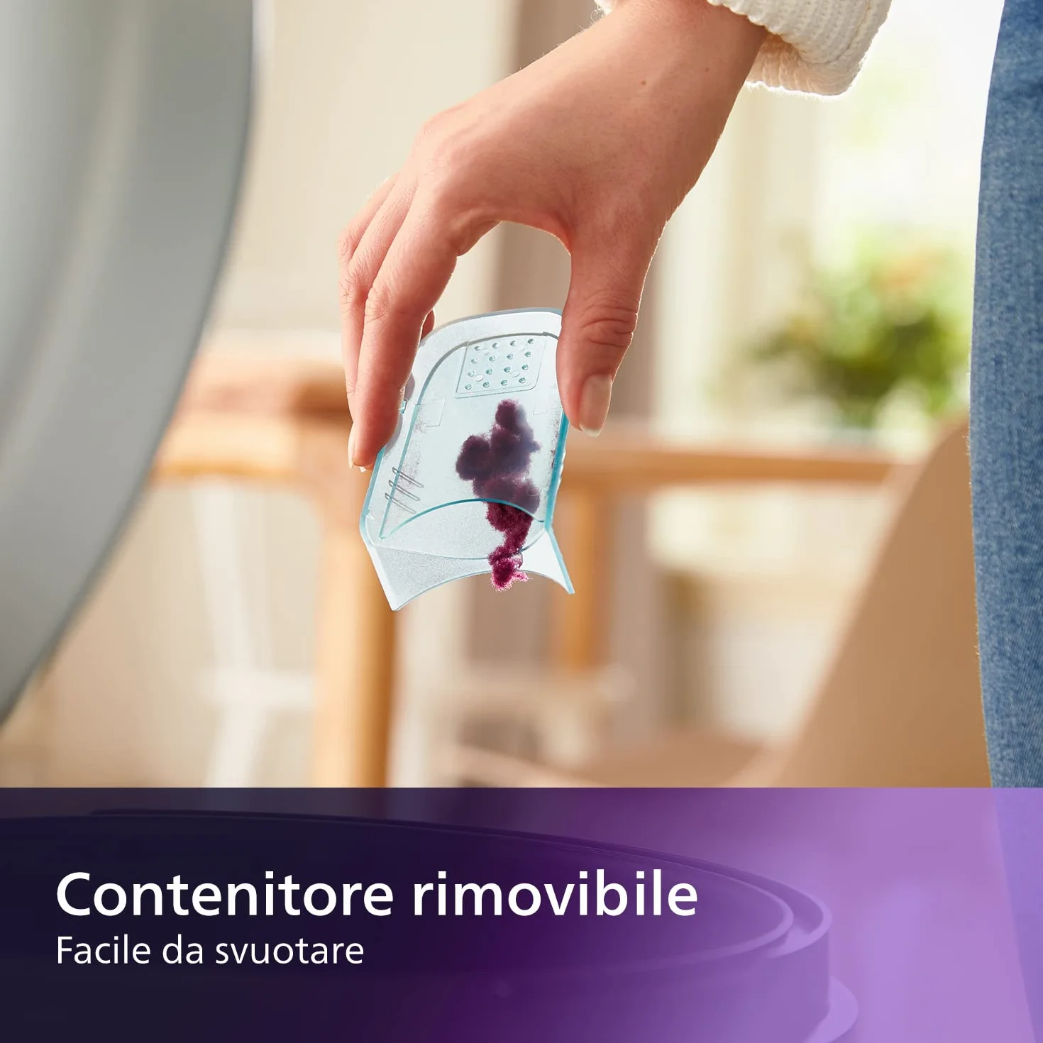 Philips Leva Pelucchi – Rimuove Pelucchi da Tutti i Tessuti, Lama Veloce 8800 Giri/min, Ampia Superficie di Rasatura, Rete a 3 Fori, Contenitore Removibile (GC026/00)