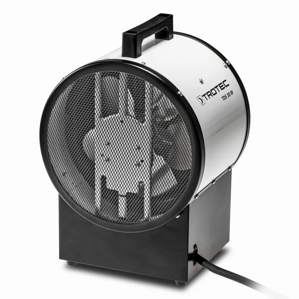 TROTEC TDS 30 M - Riscaldatore elettrico in ceramica, due livelli di riscaldamento e un livello di aria fredda separato, 5kW