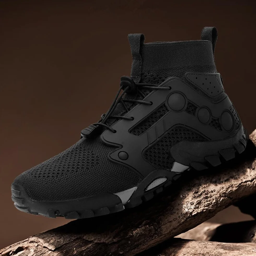 ENEN Scarpe Trekking Uomo Estive, Scarpe Arrampicata Traspirante Outdoor Leggeri Antiscivolo