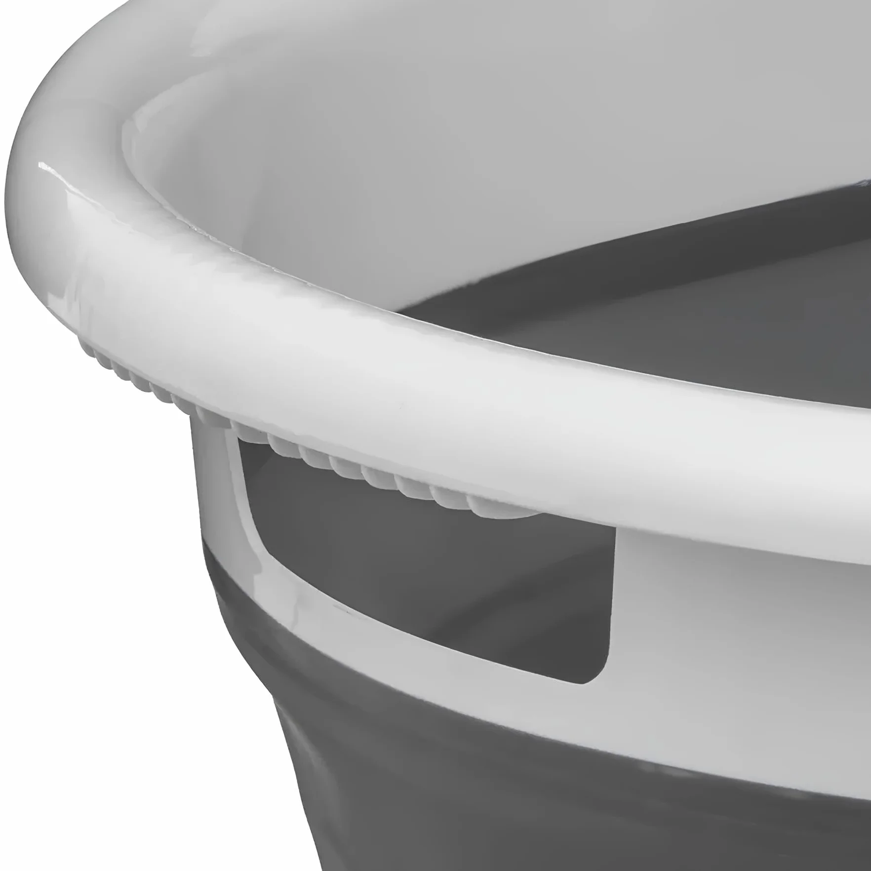 Bacinella Pieghevole Bucato Multiuso con Manici 17 Litri Bacinella Salva Spazio Cesta Pieghevole Catino Secchio Portabiancheria Plastica Silicone Bacino Cesto Verdure per Campeggio Casa Picnic Camper