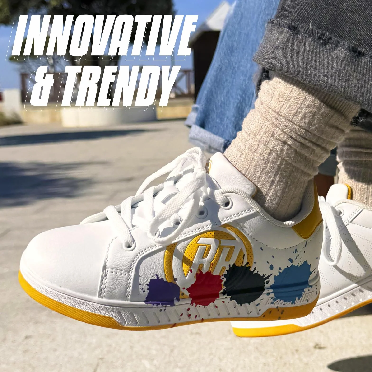 Breezy Rollers Scarpe con Ruote per Bambini - Sistema di Clic Brevettato, Scarpe da Strada che si Trasformano in Pattini in Pochi Secondi