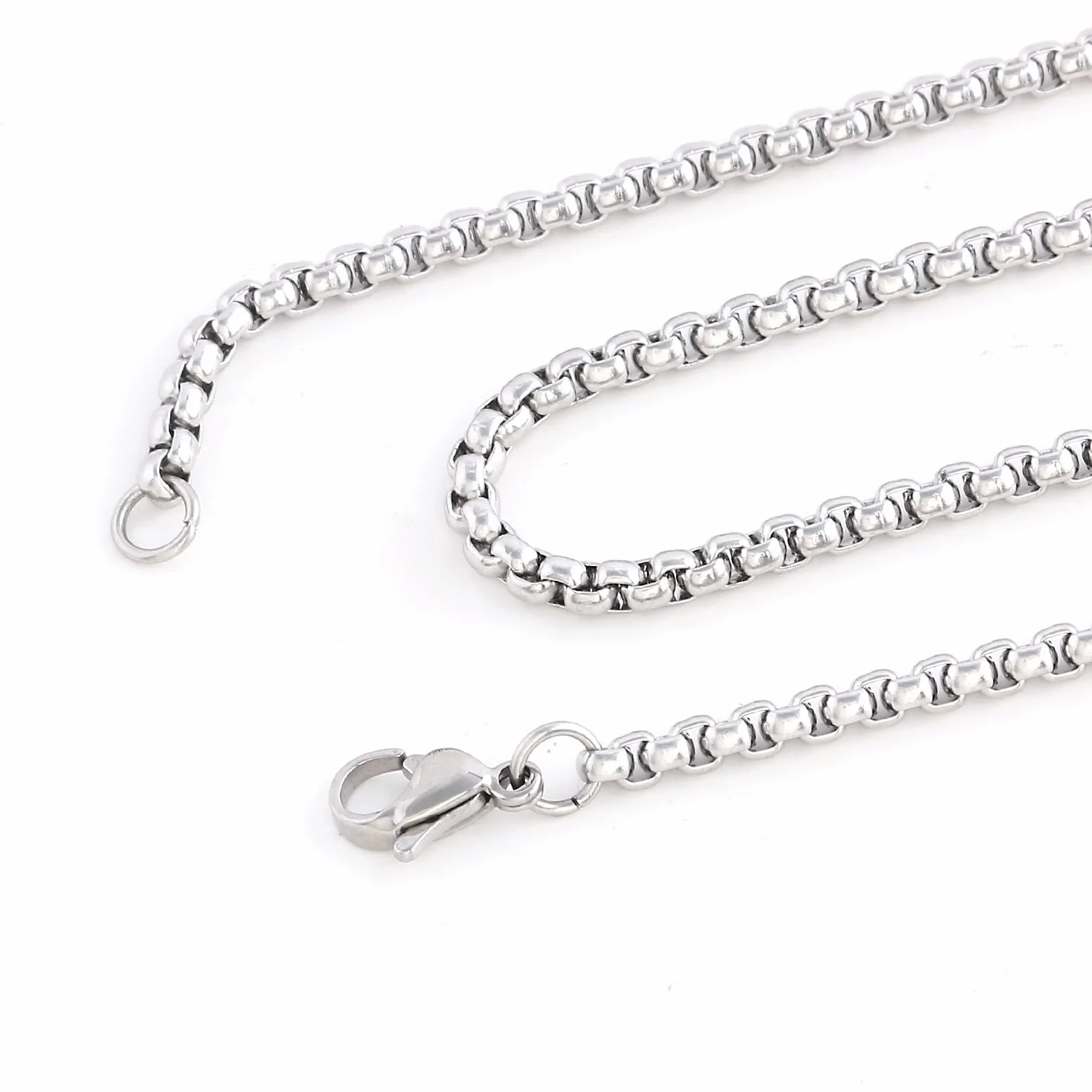 Collana uomo acciaio inox DonDon 52 cm ciondolo pirata