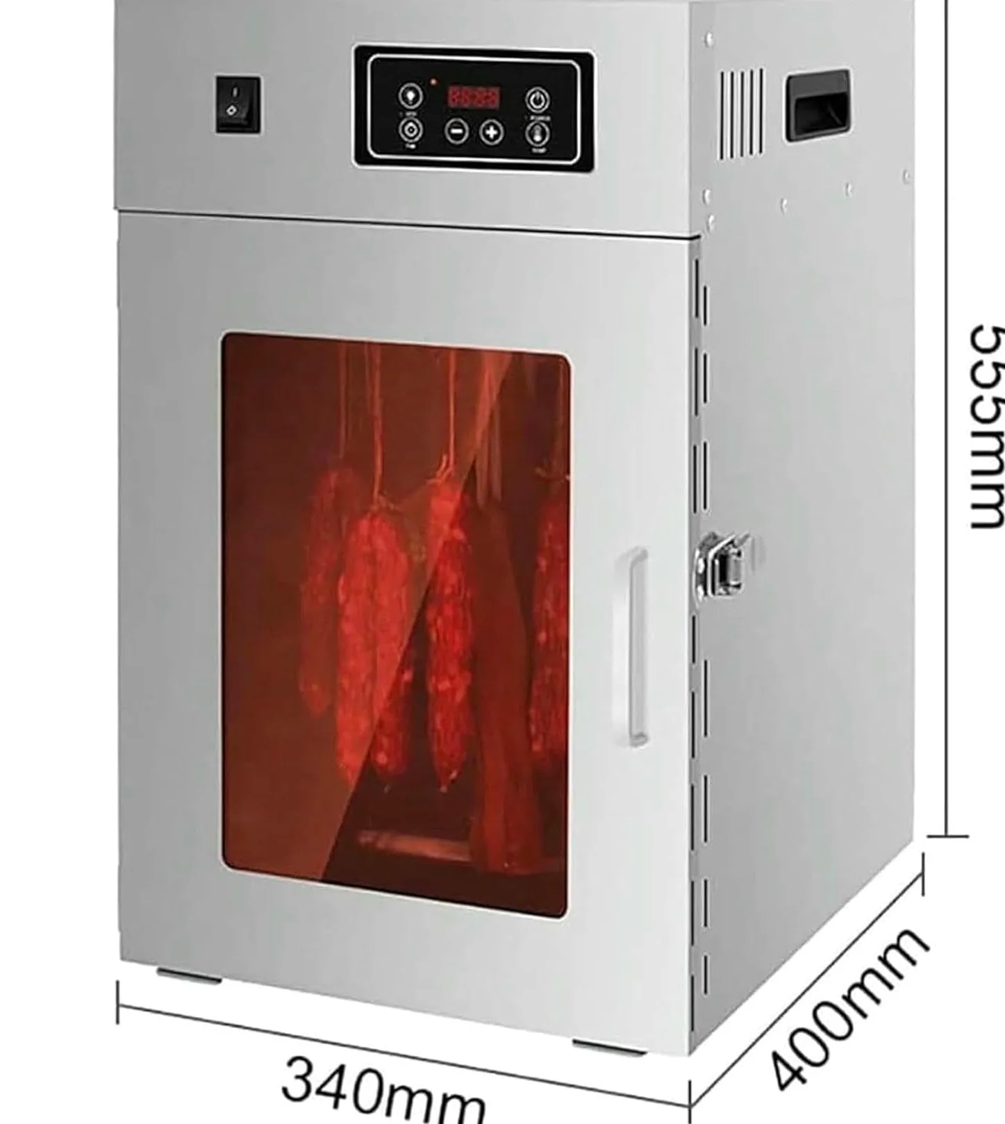 Bevitore di Carne Rotatoria da 800 W/1000 W, in Acciaio Inossidabile Bilton Baske Food Dehyp