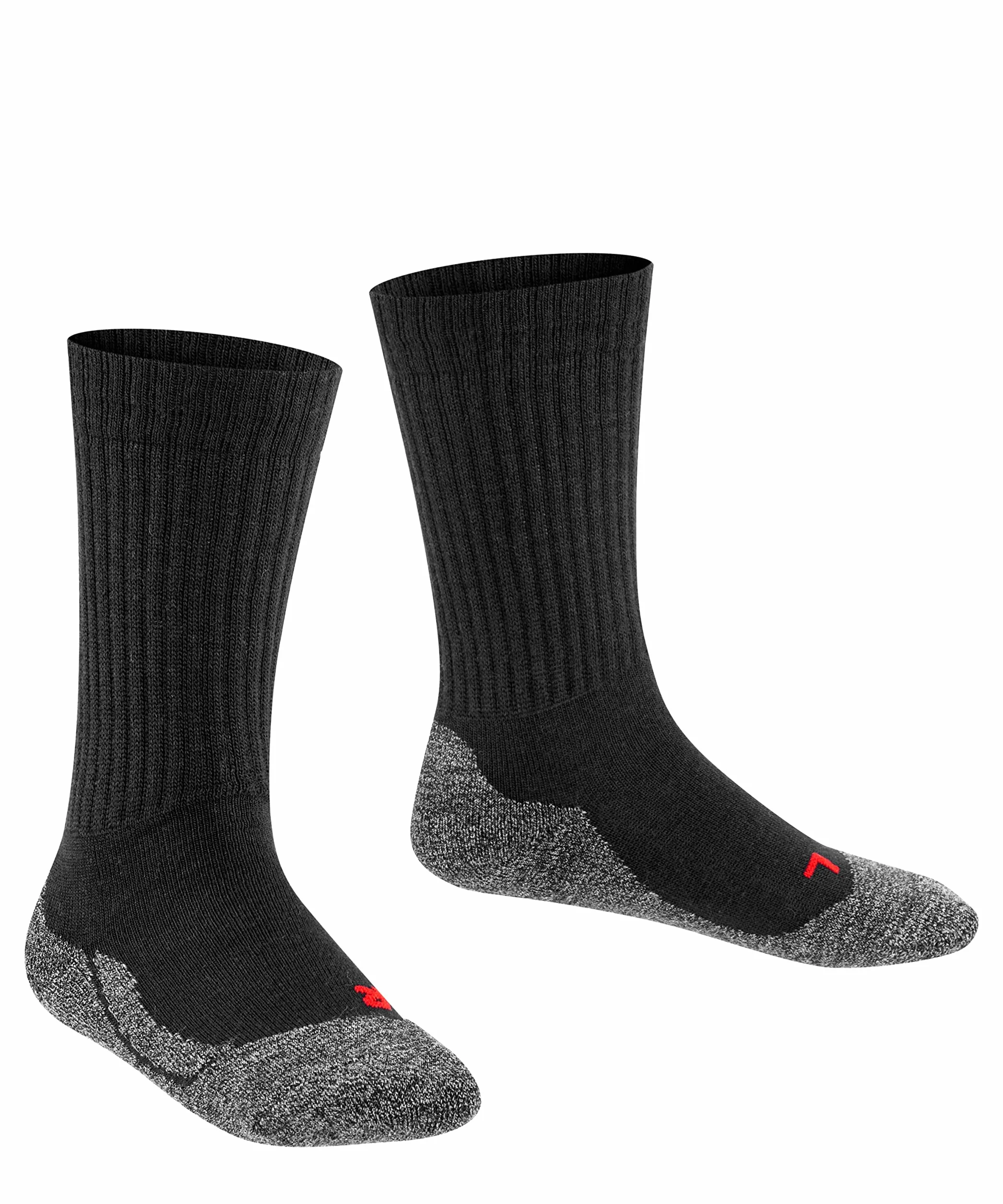 FALKE Active Warm, Calzini Unisex - Bambini, Lana, Nero (Black 3000), 35-38 pacco da 1