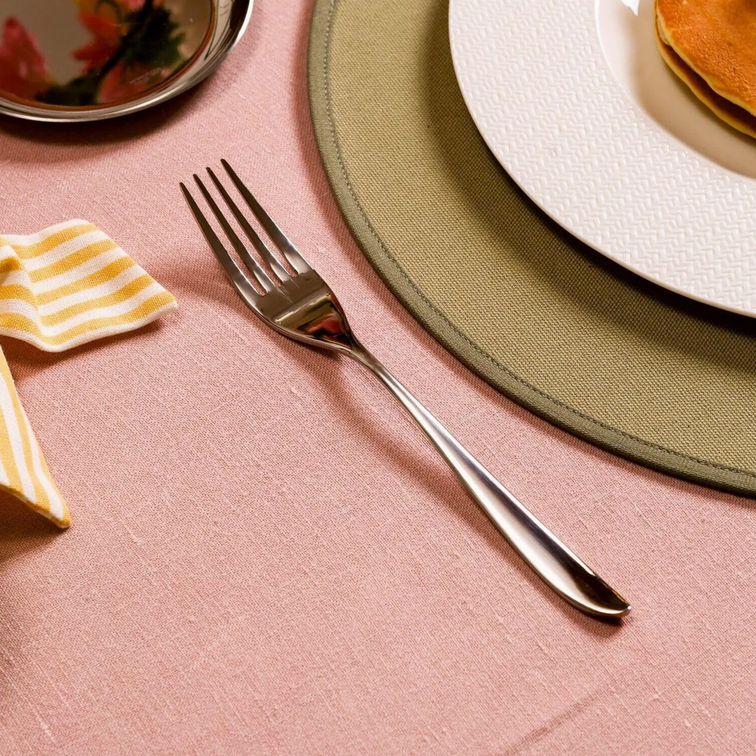 Sambonet Leaf 52163-N2 - Set di Posate da Tavola monoblocco in acciaio inox 18/10, per 12 persone, 60 pezzi: 12 forchette, 12 cucchiai, 12 coltelli, 12 cucchiaini da tè, 12 forchette dolce