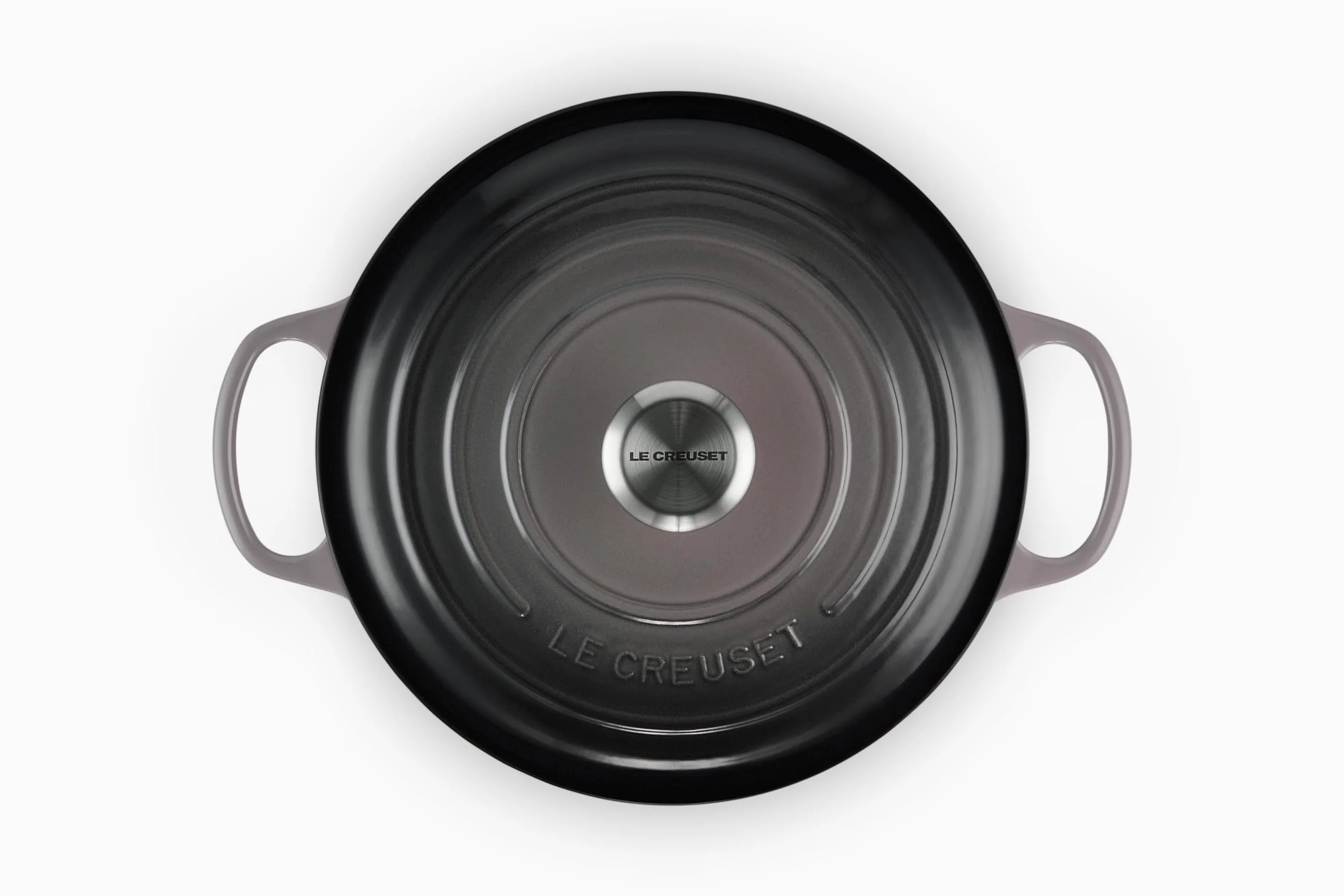 Le Creuset Evolution Casseruola in Ghisa con Coperchio, Diametro 26 cm, Rotonda, Adatta a Tutte le Fonti di Calore, Inclusivo Induzione, Volume: 5.3 l, 5.135 kg, Grigio (Flint)
