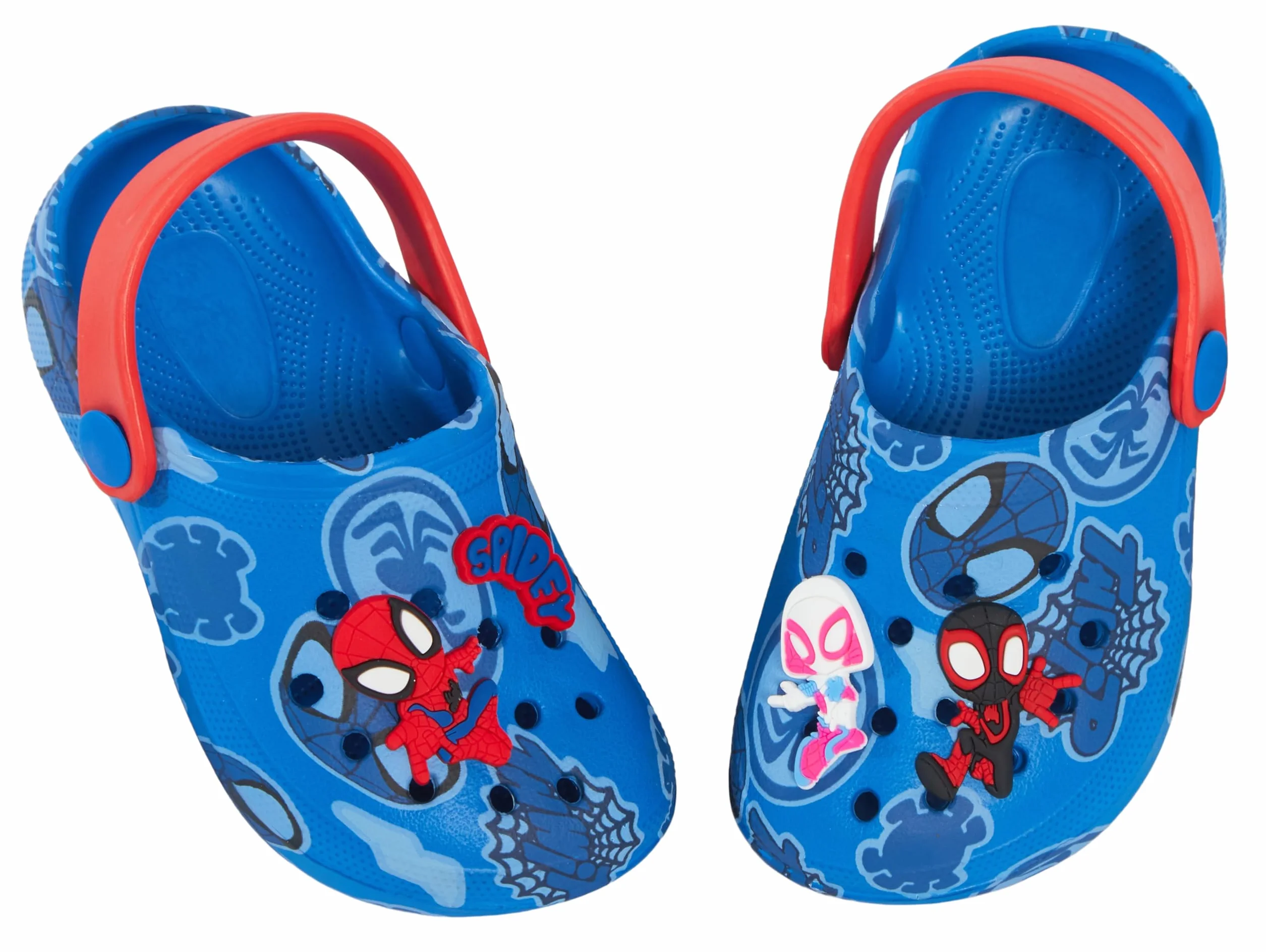 Spidey per Bambini e i Suoi Fantastici Amici Spiderman Zoccoli Sandali con ciondoli distintivi Ciabatte estive con Cinturino alla Caviglia Scarpe da Spiaggia